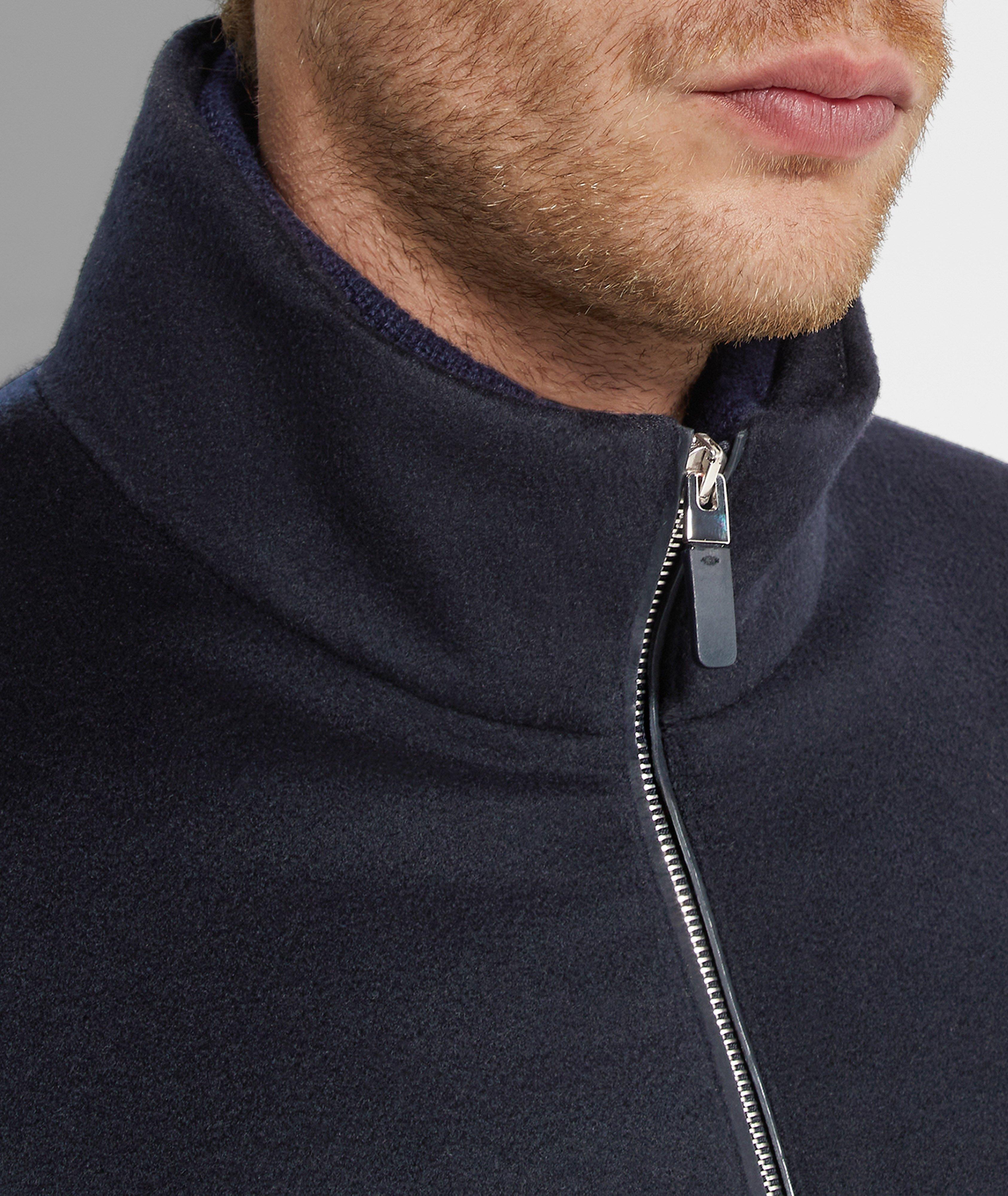 Pull en cachemire Oasi à glissière image 2