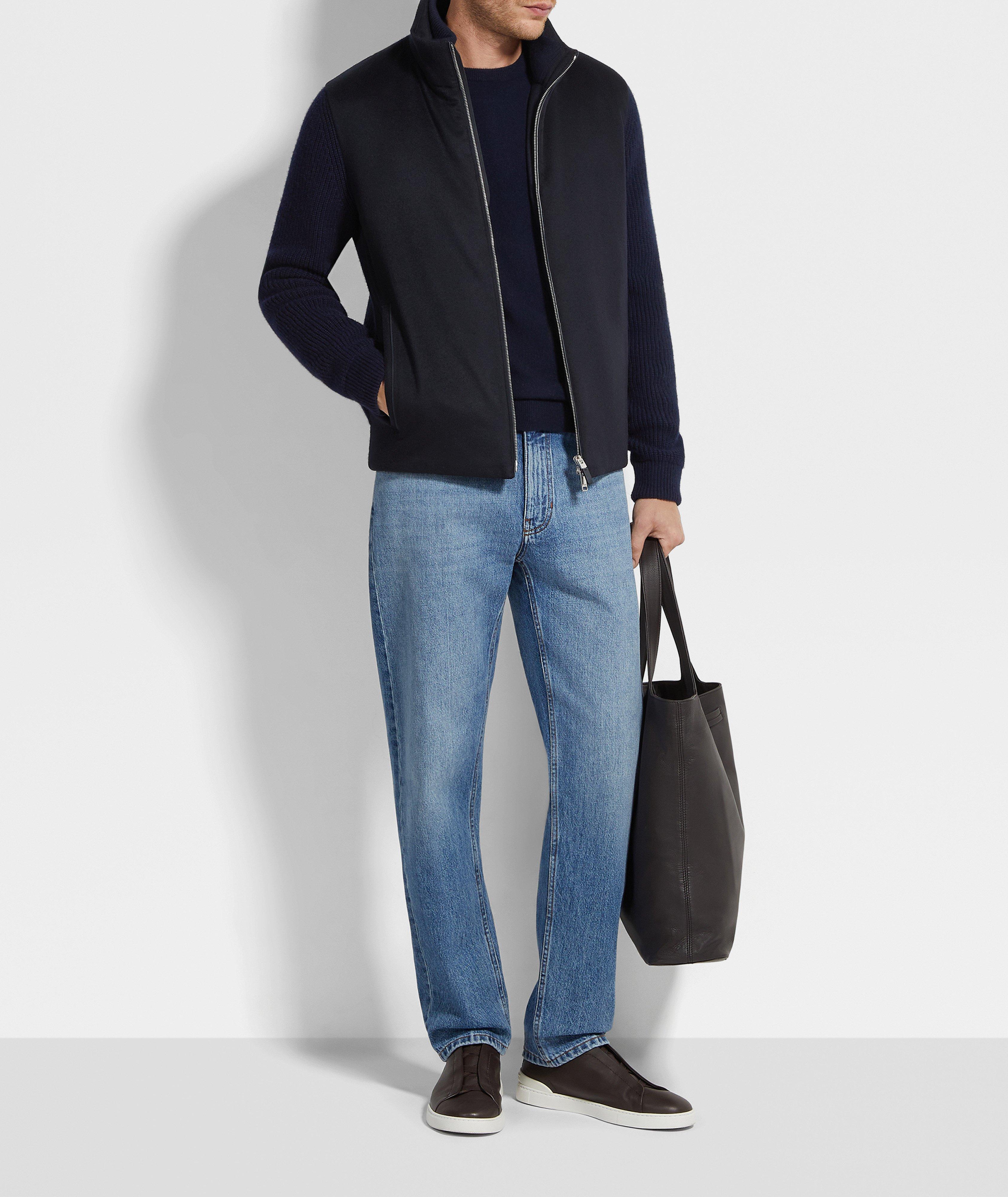 Pull en cachemire Oasi à glissière image 3