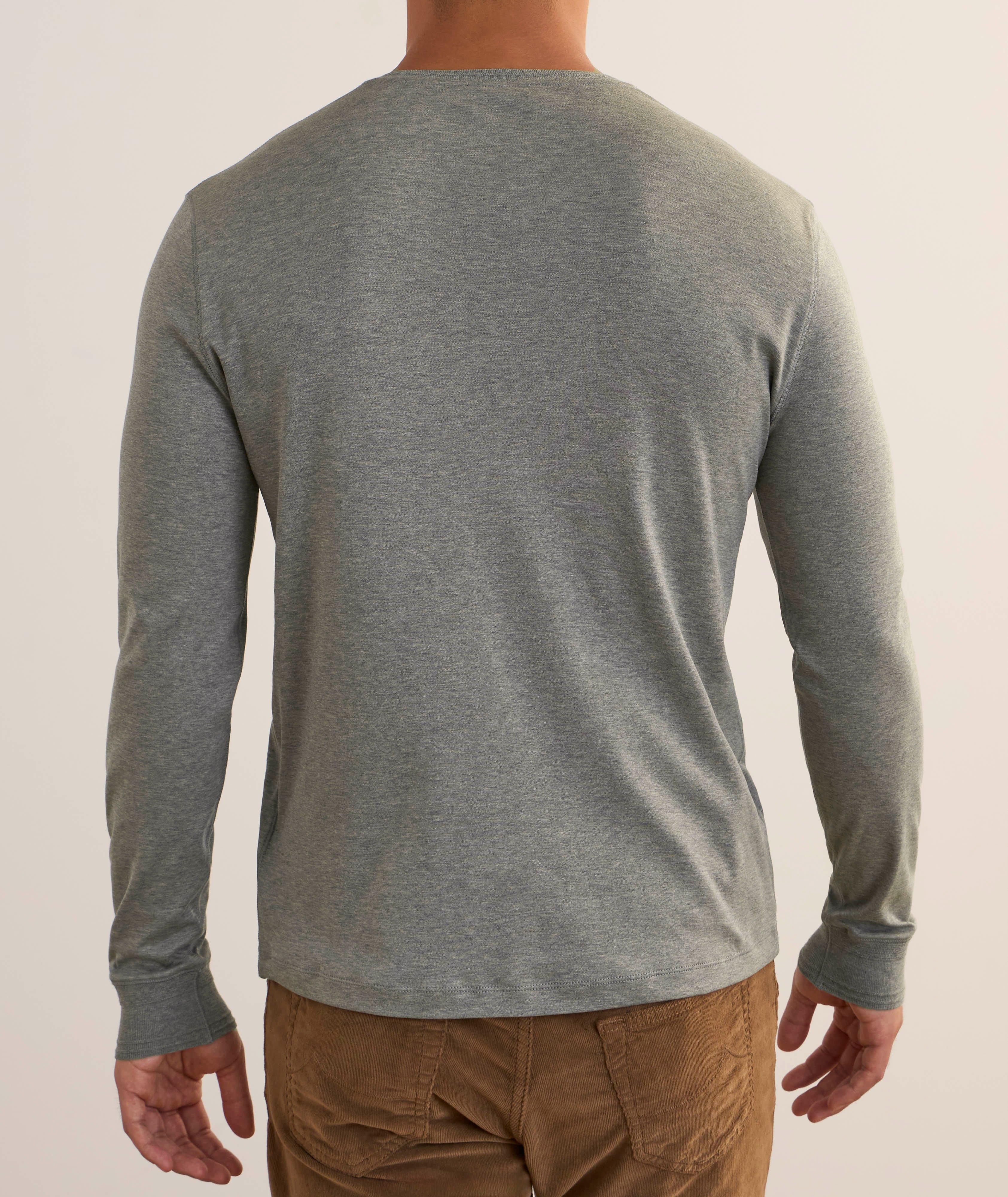Interlock Cotton Henley image 1