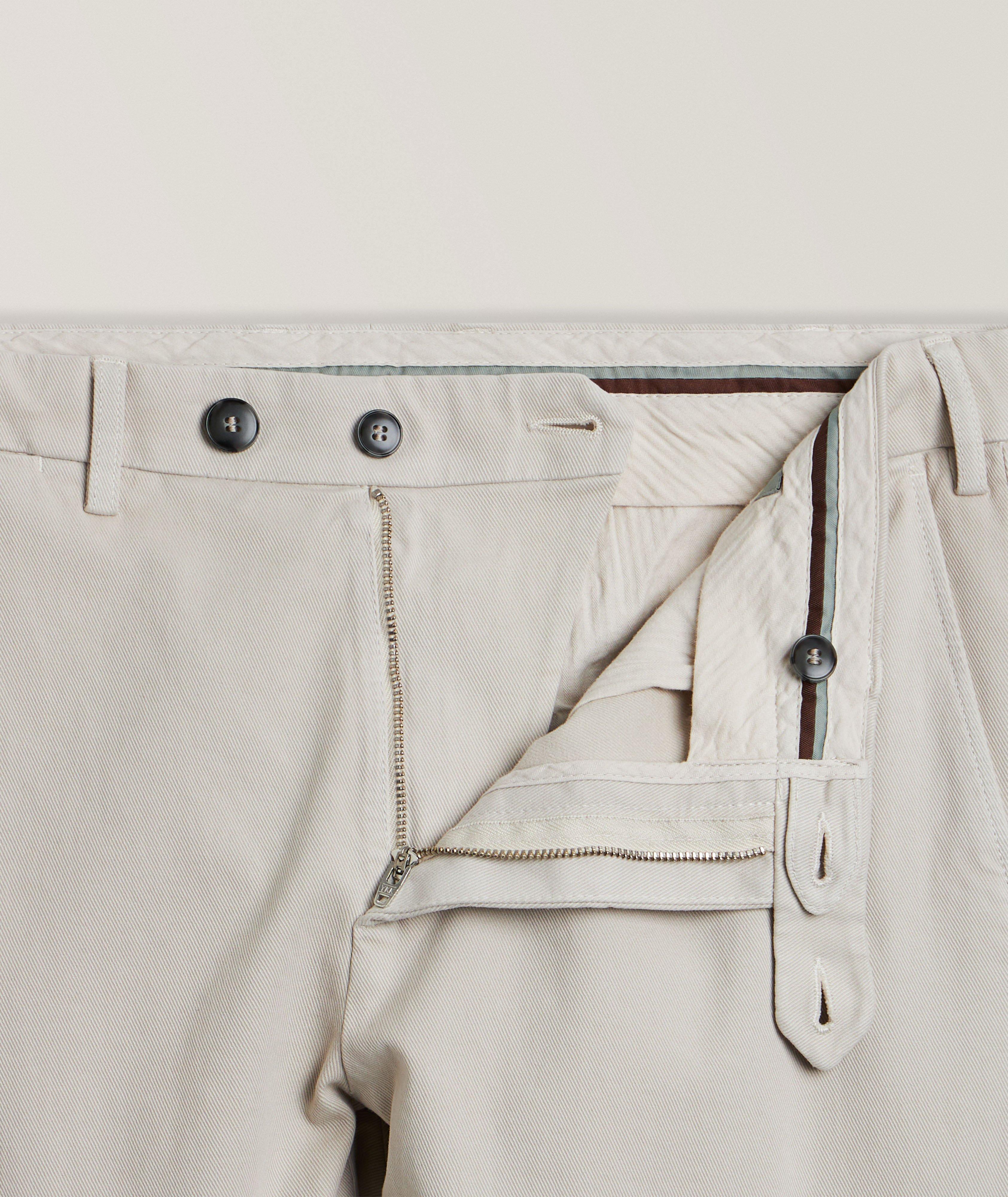 Pantalon en twill de coton extensible de coupe standard image 1