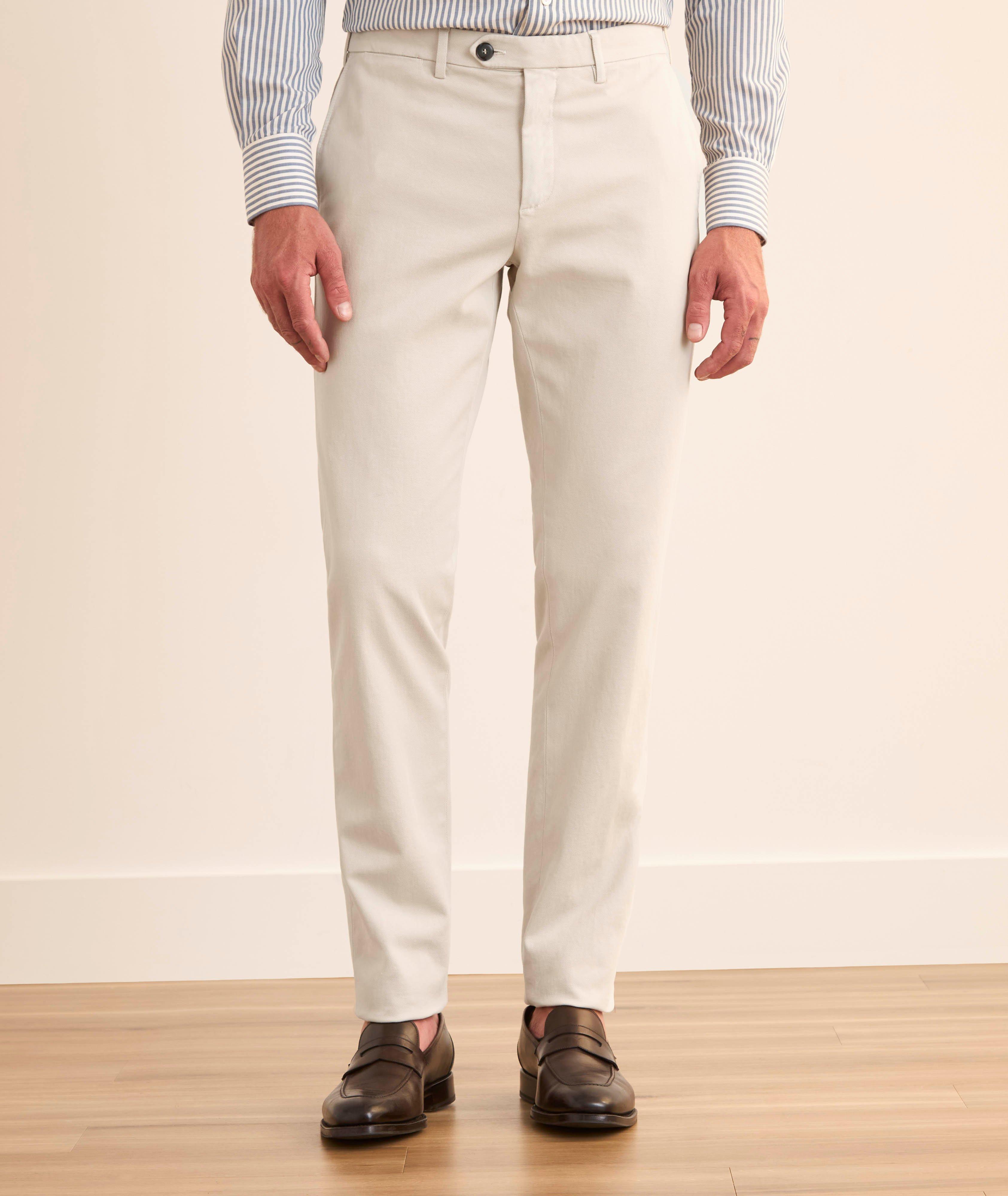Pantalon en twill de coton extensible de coupe standard image 2