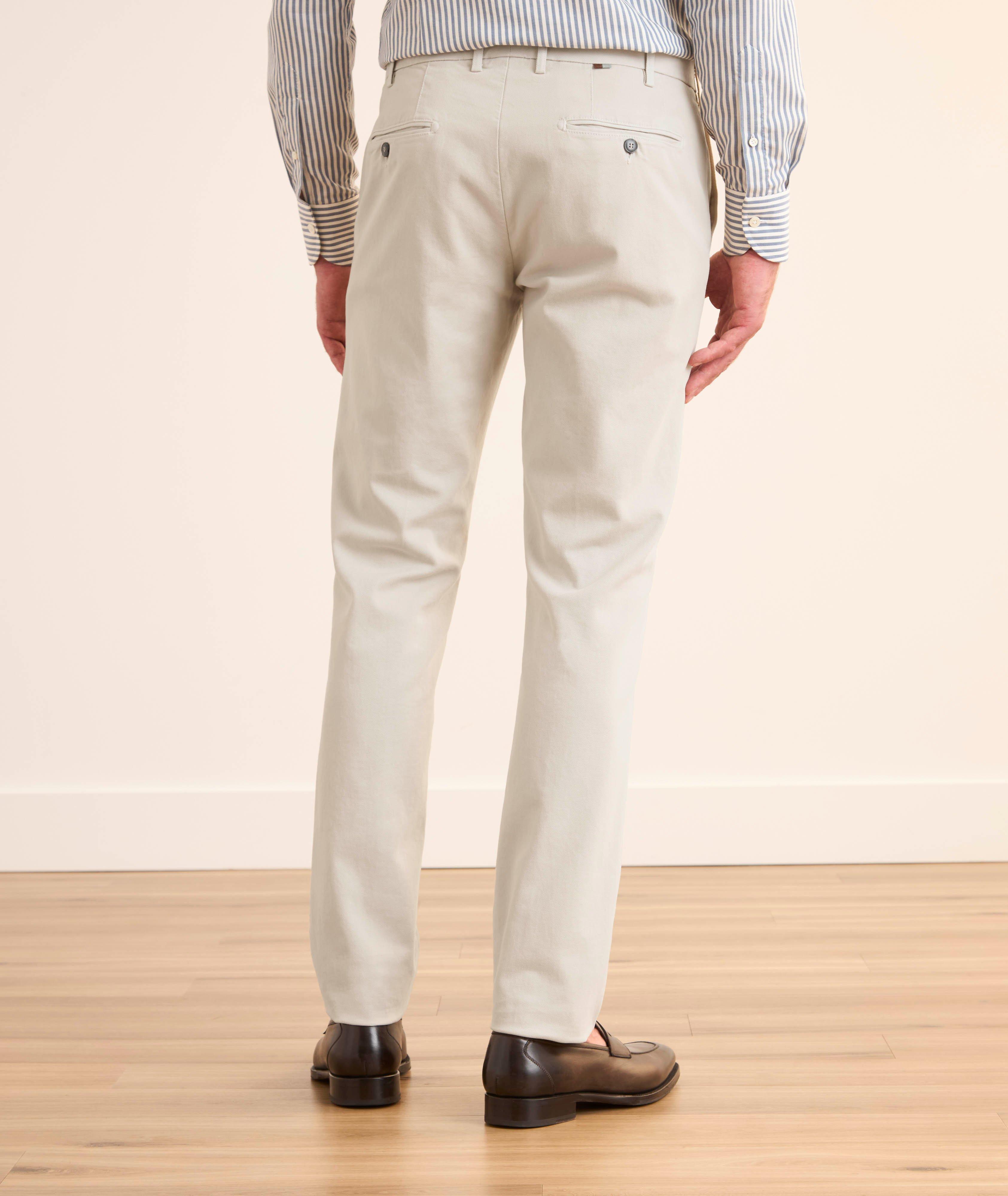 Pantalon en twill de coton extensible de coupe standard image 3