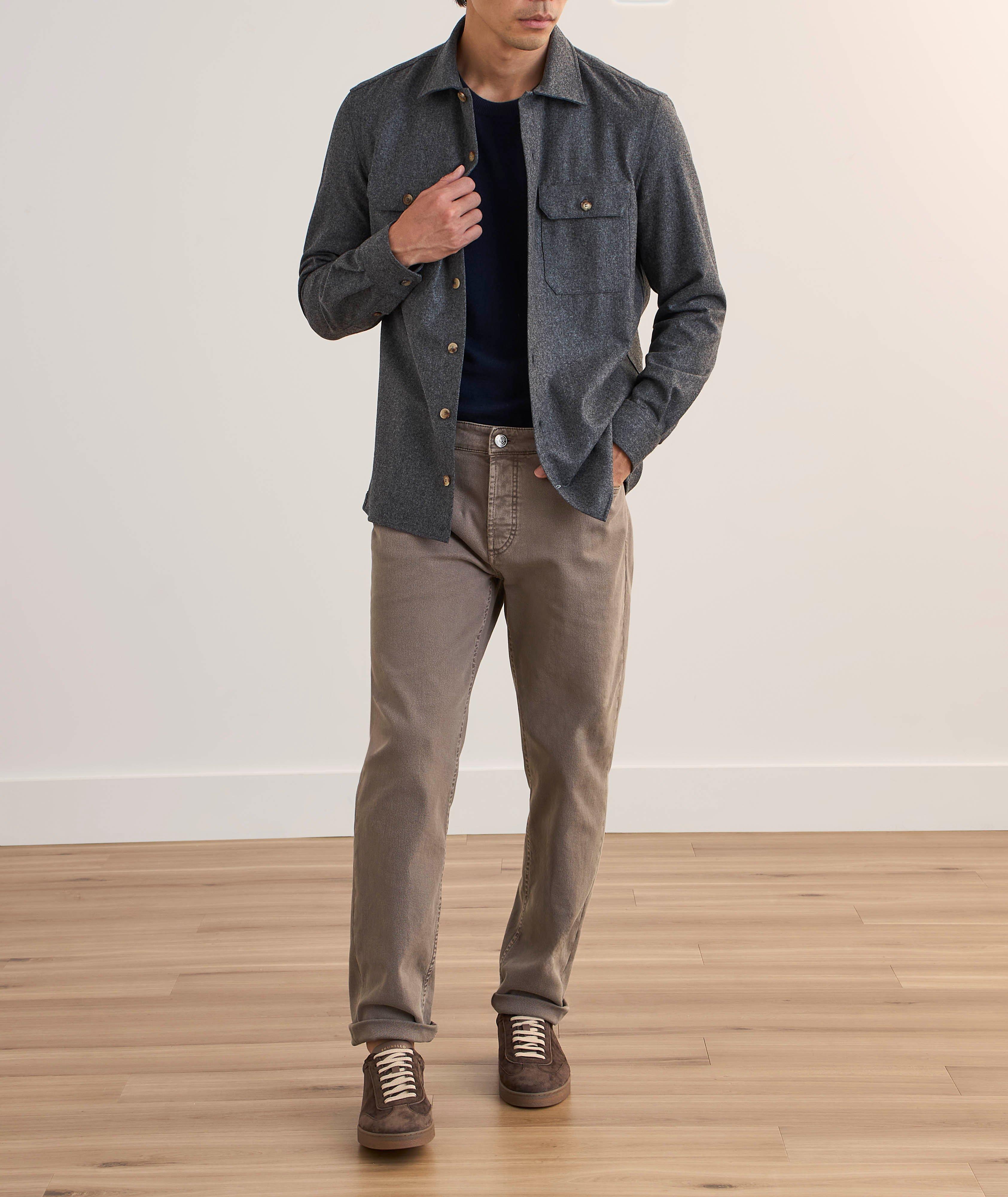 Traditional-Fit Denim Five-Pocket Pants image 5