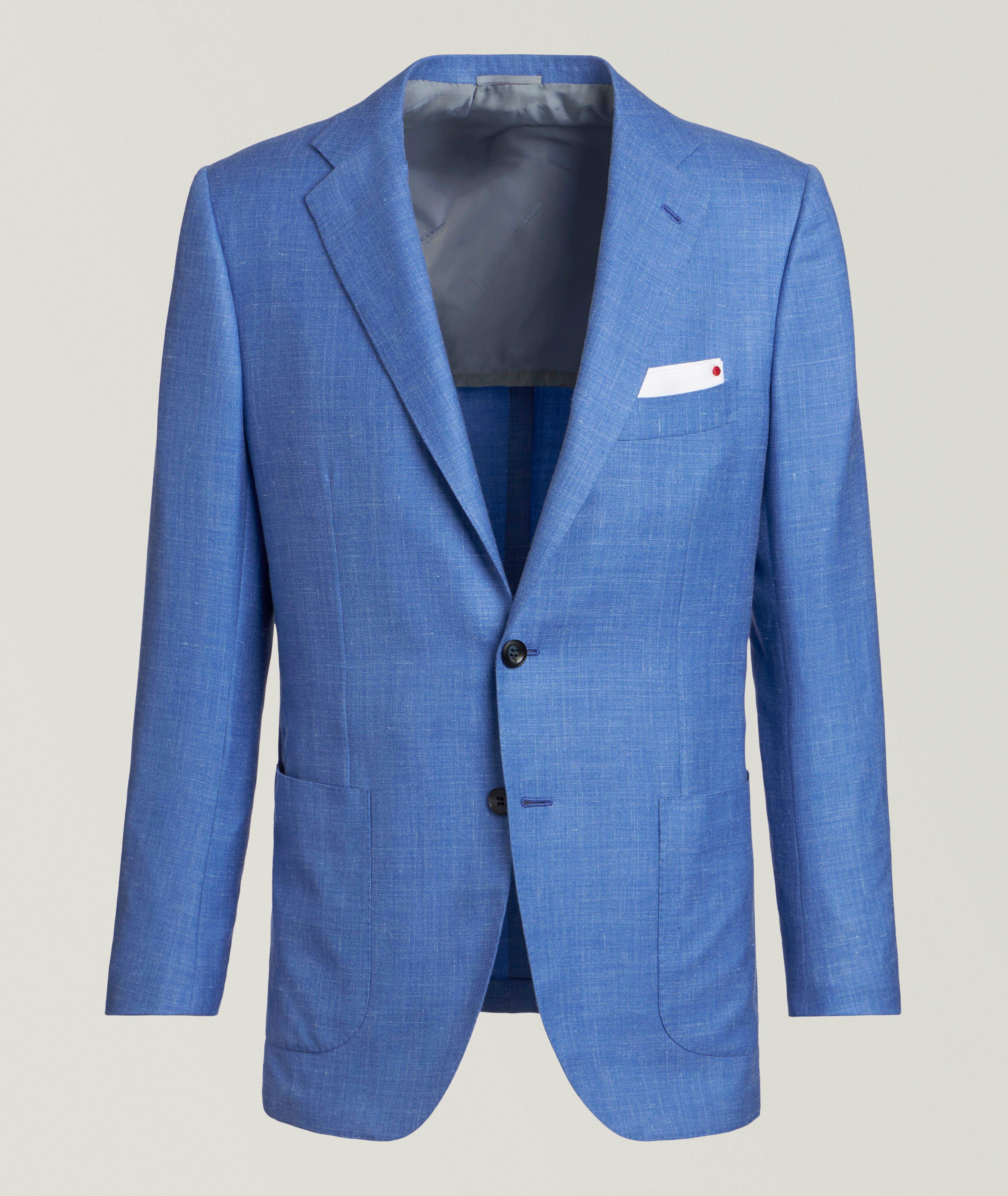 Kiton Veston en cachemire, en soie et en lin
