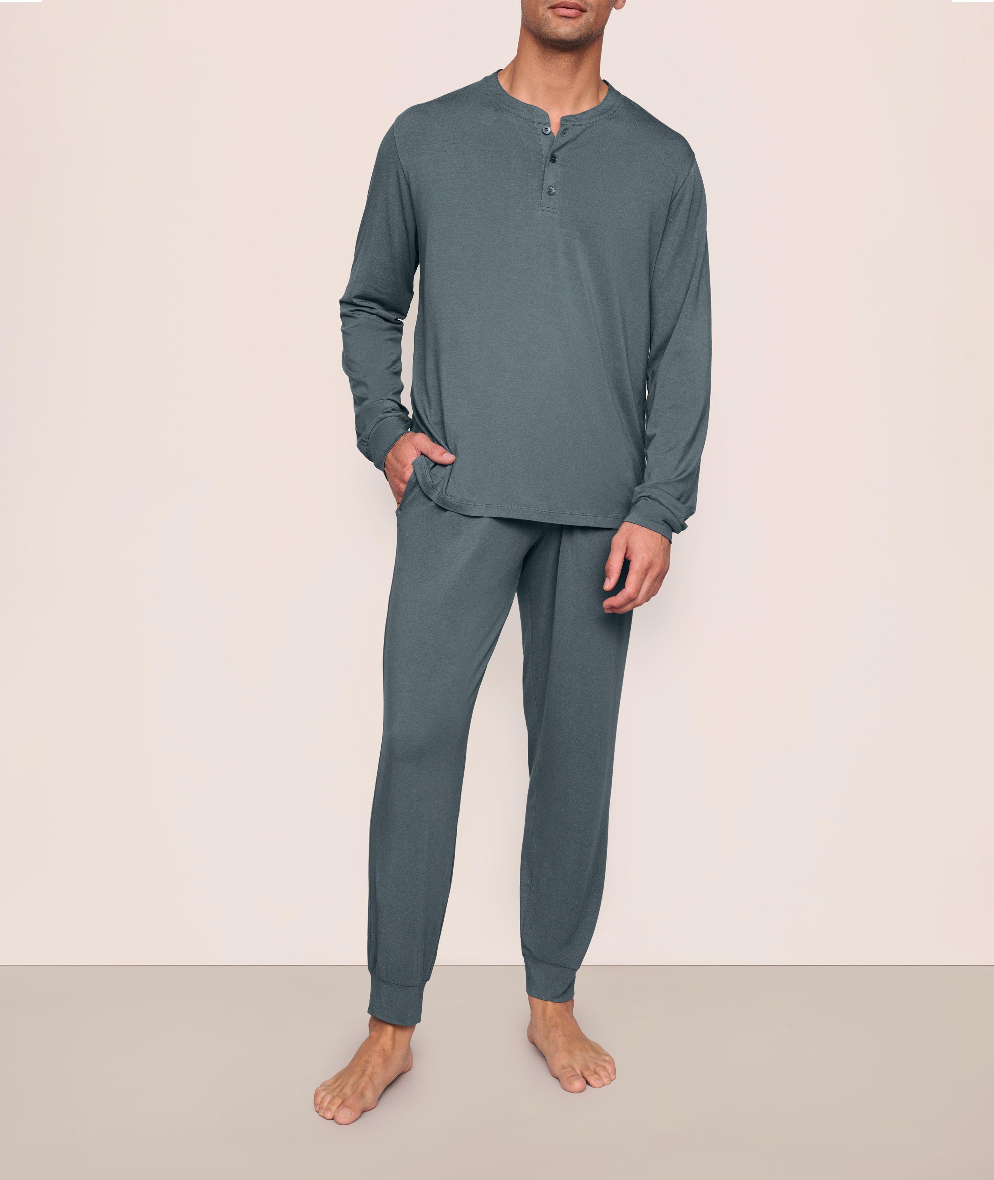 Pyjama Henry Henley en modal extensible image 1