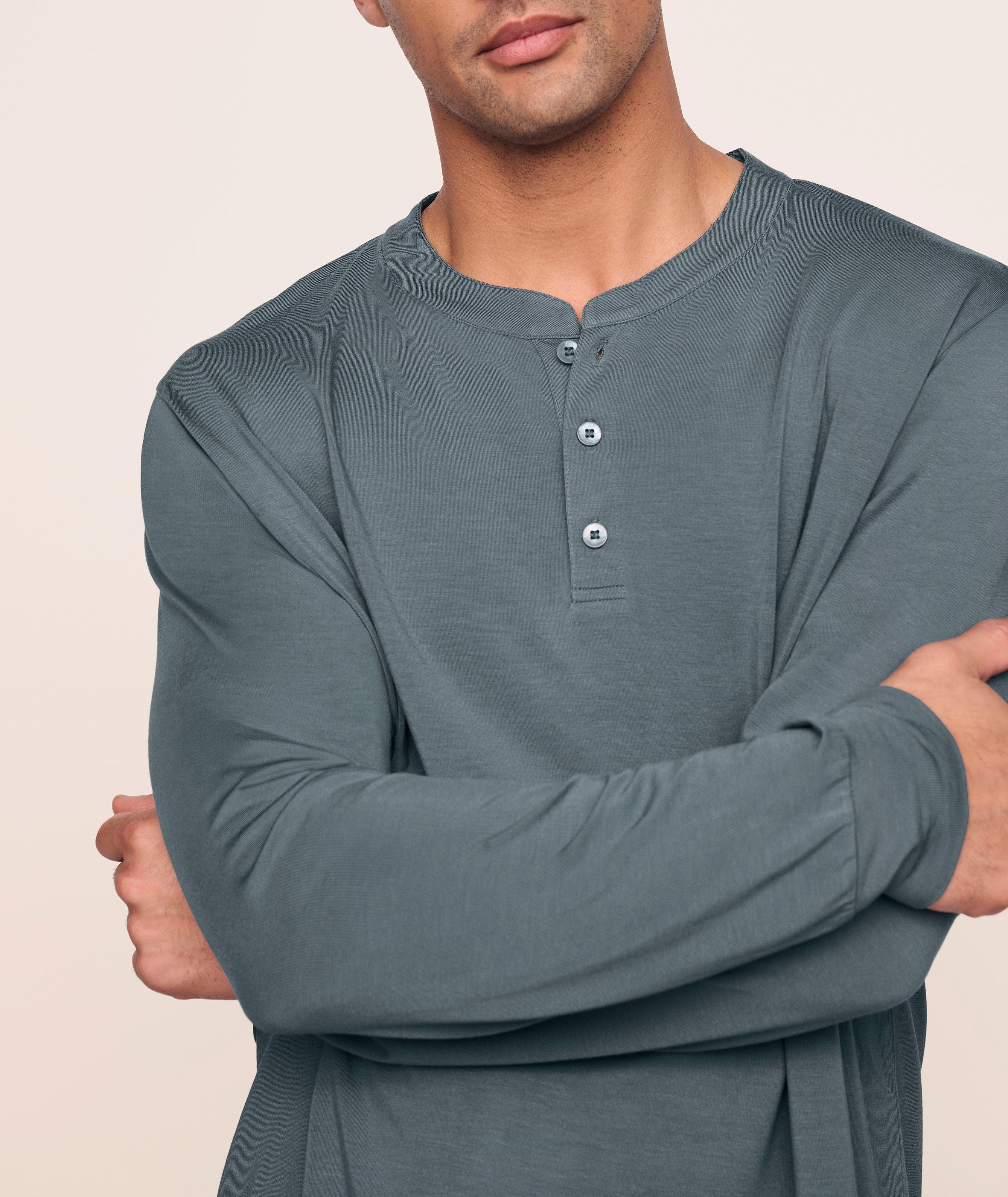Pyjama Henry Henley en modal extensible image 3