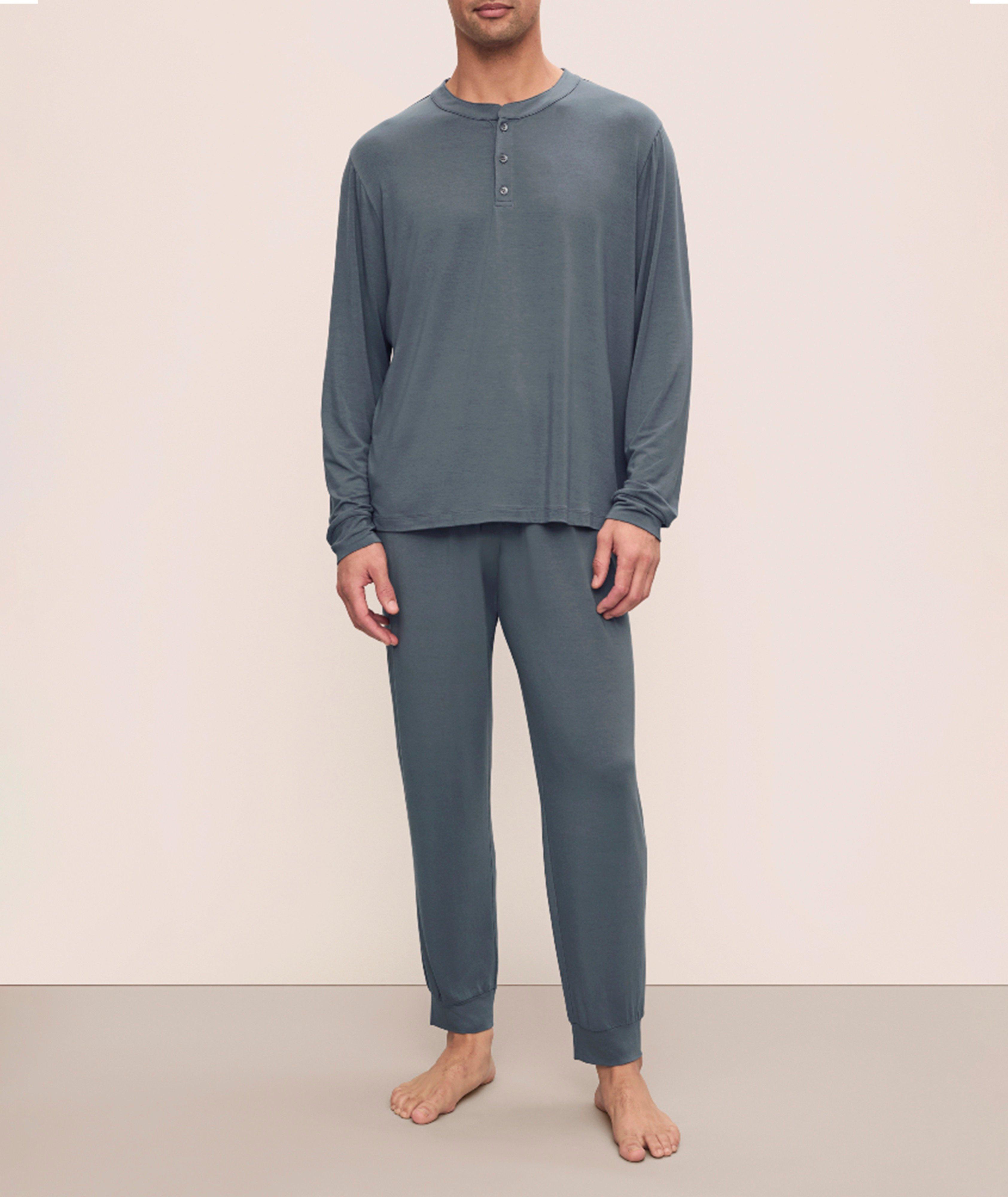 Pyjama Henry Henley en modal extensible image 5