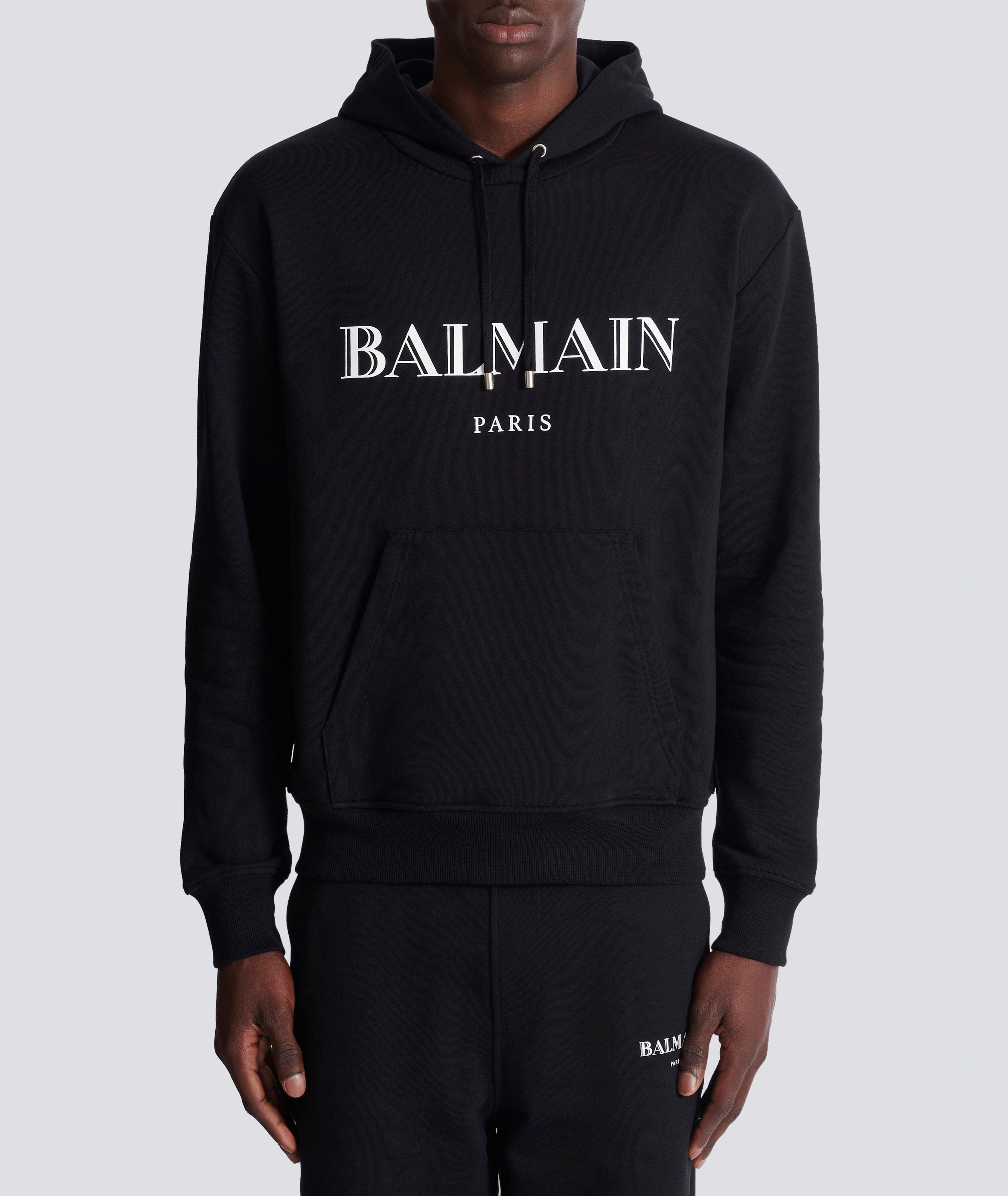 Sweat à capuche en coton avec logo image 1