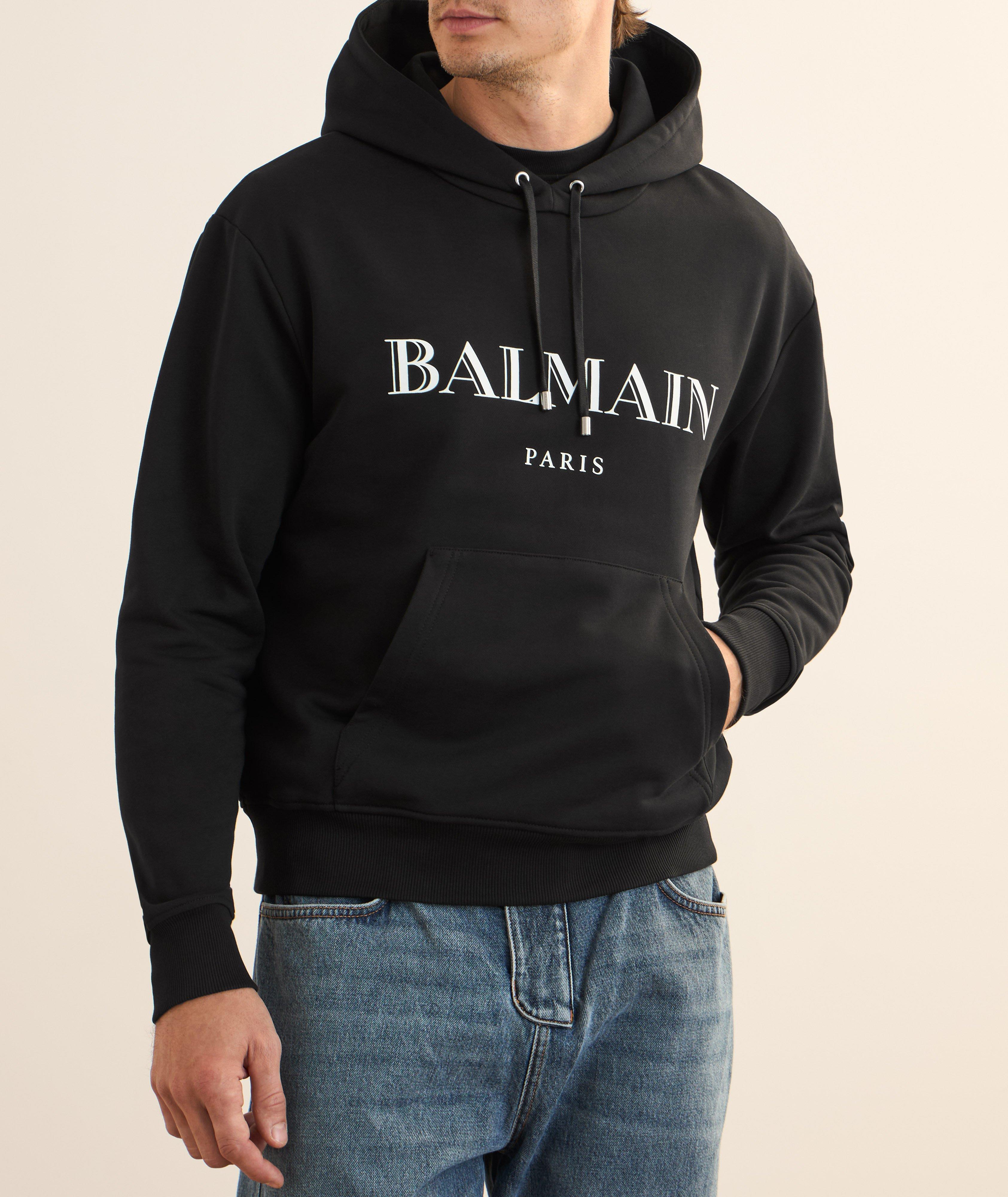 Sweat à capuche en coton avec logo image 2