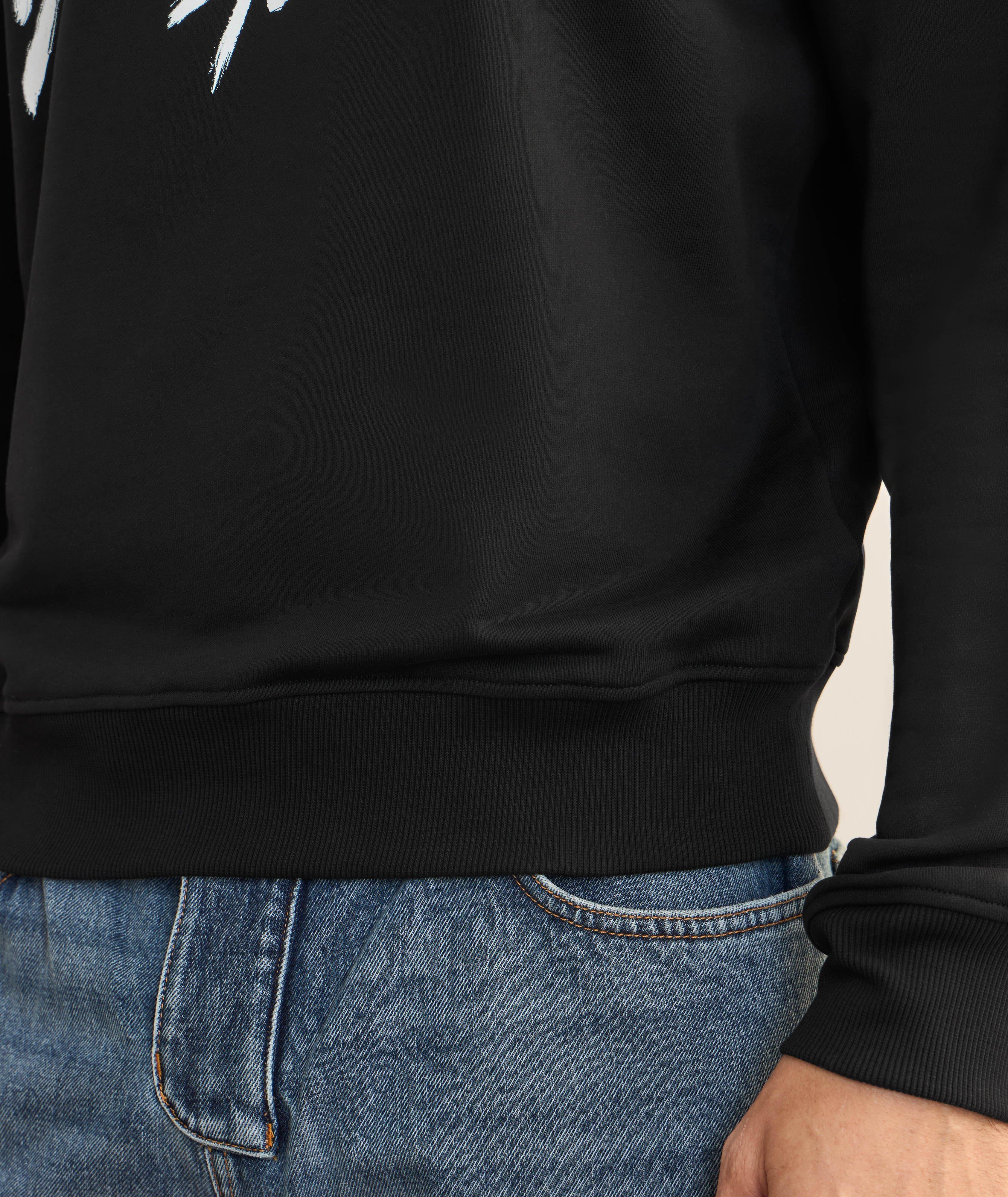 Cursive Logo Cotton Sweatshirt  image 5