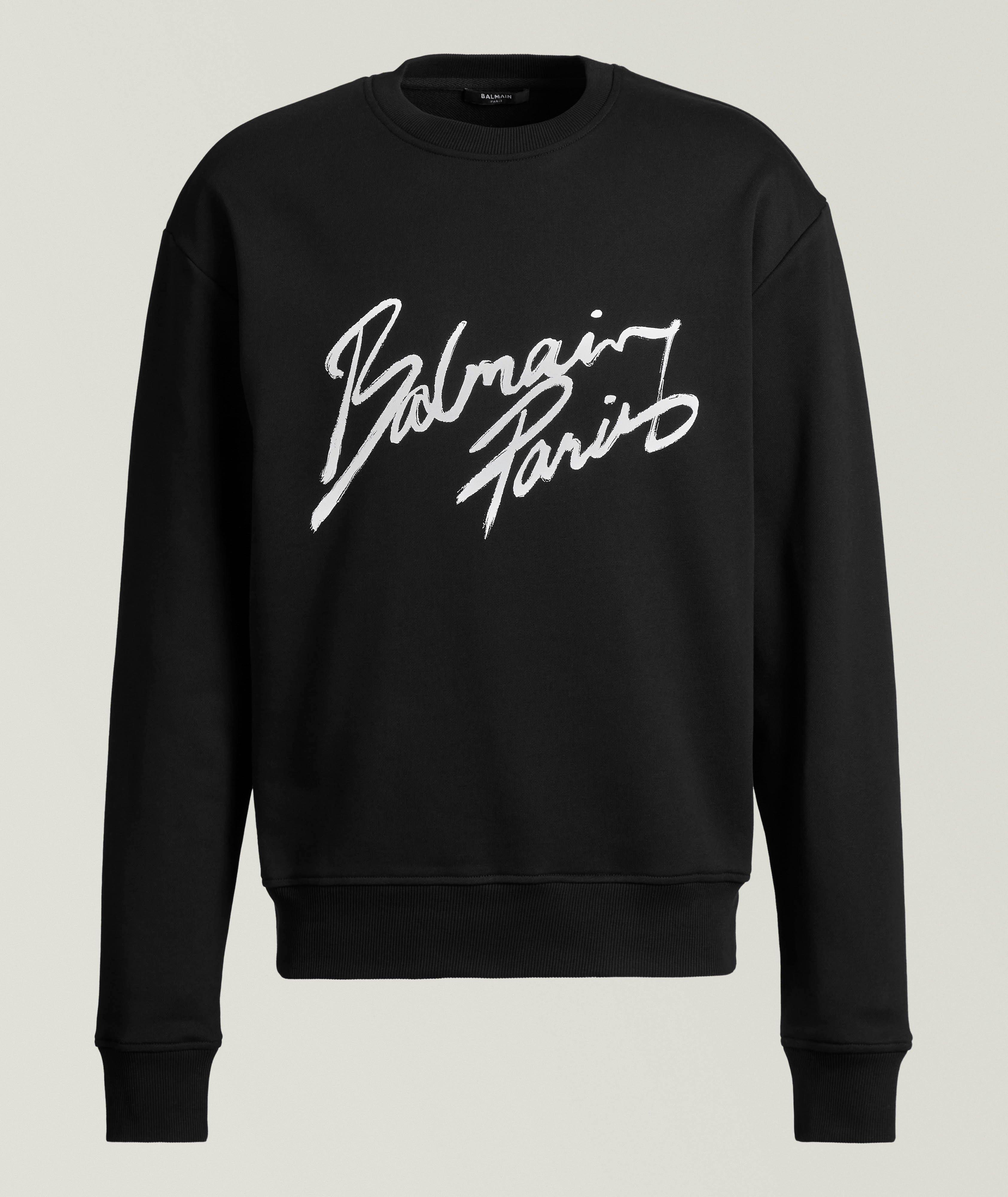 Cursive Logo Cotton Sweatshirt  image 0