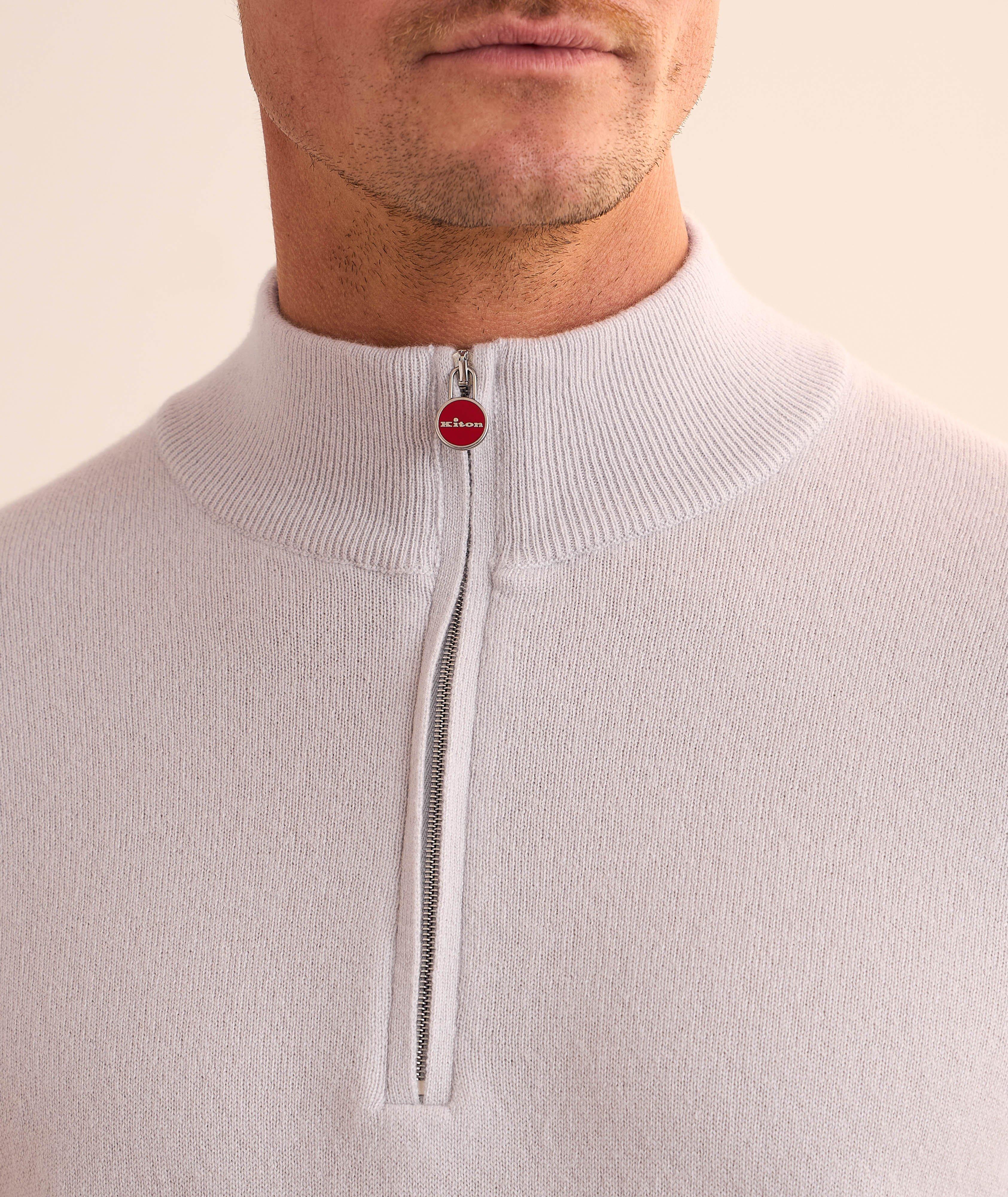 Cashmere Half-Zip Sweater image 3