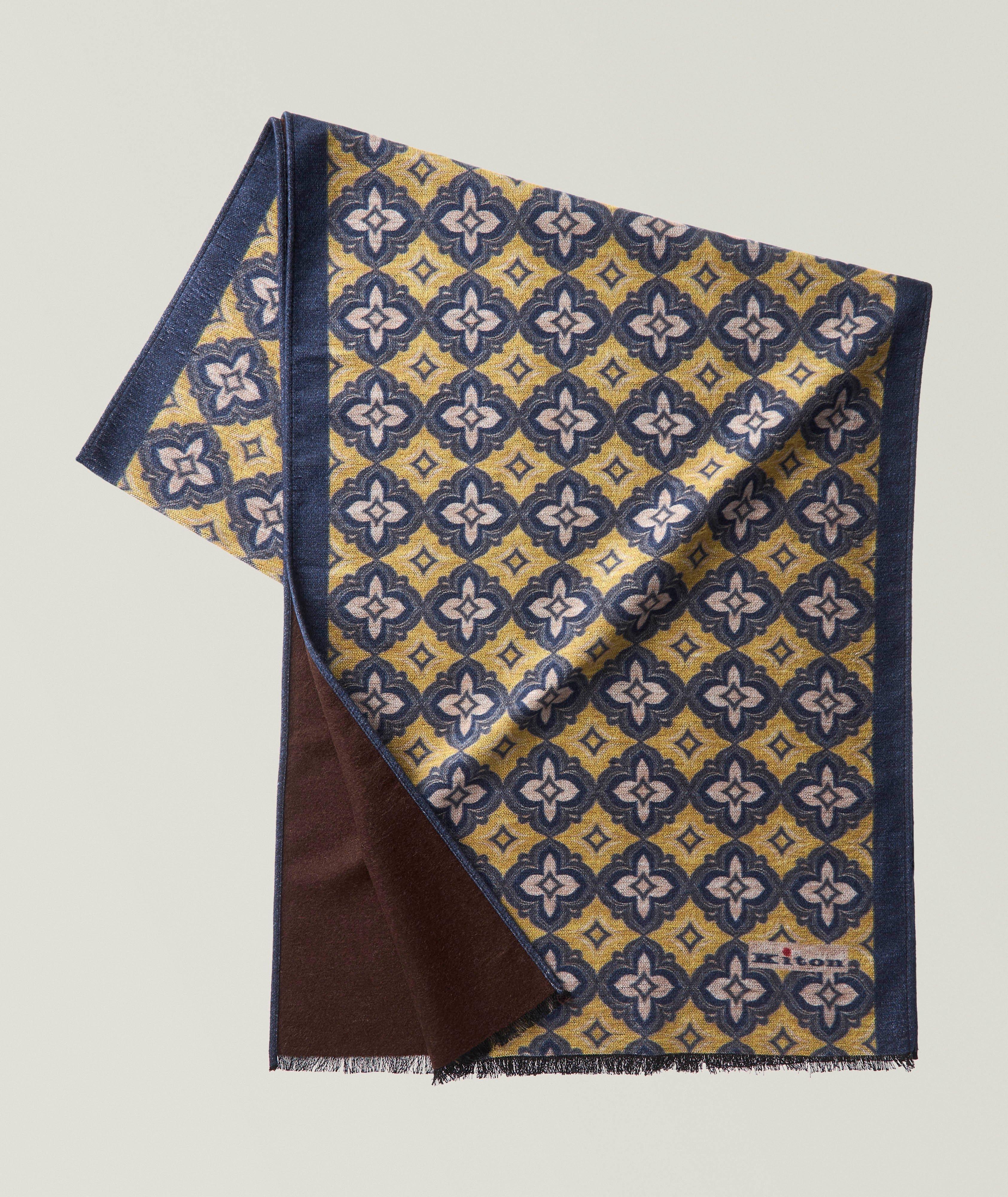 Medallion-Print Silk Scarf image 0