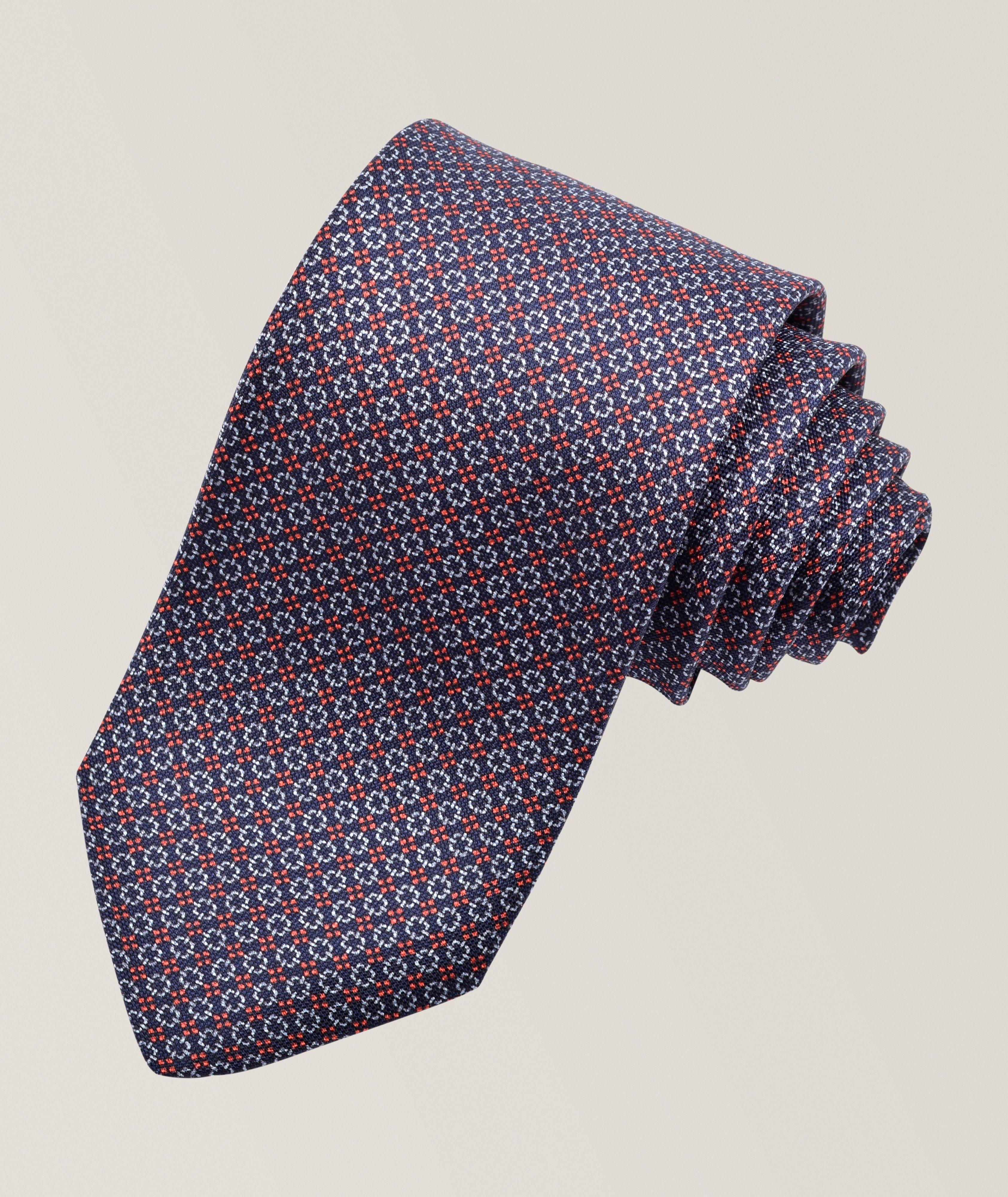 Medallion Silk Jacquard Tie image 0