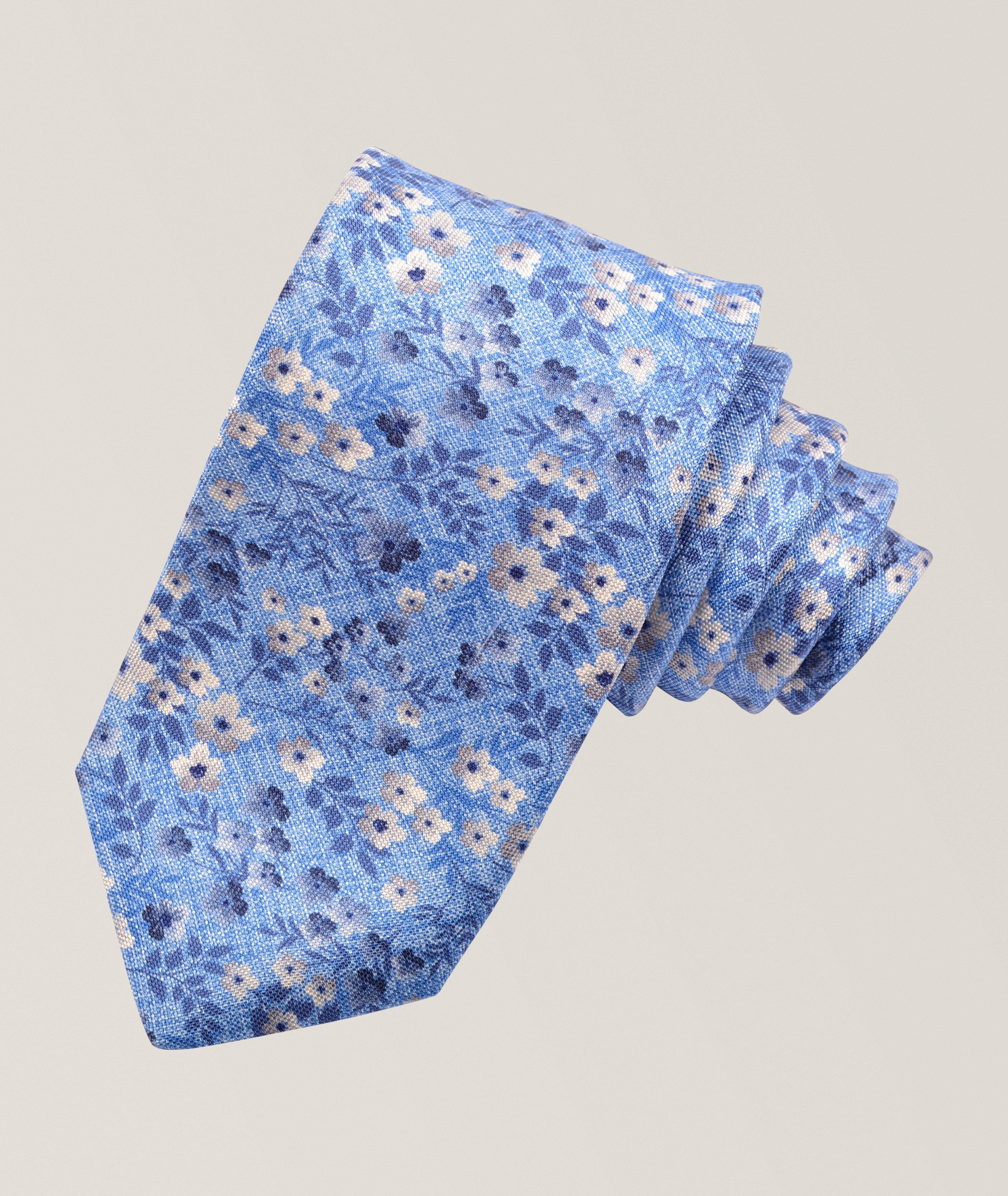 Floral Silk Jacquard Tie image 0