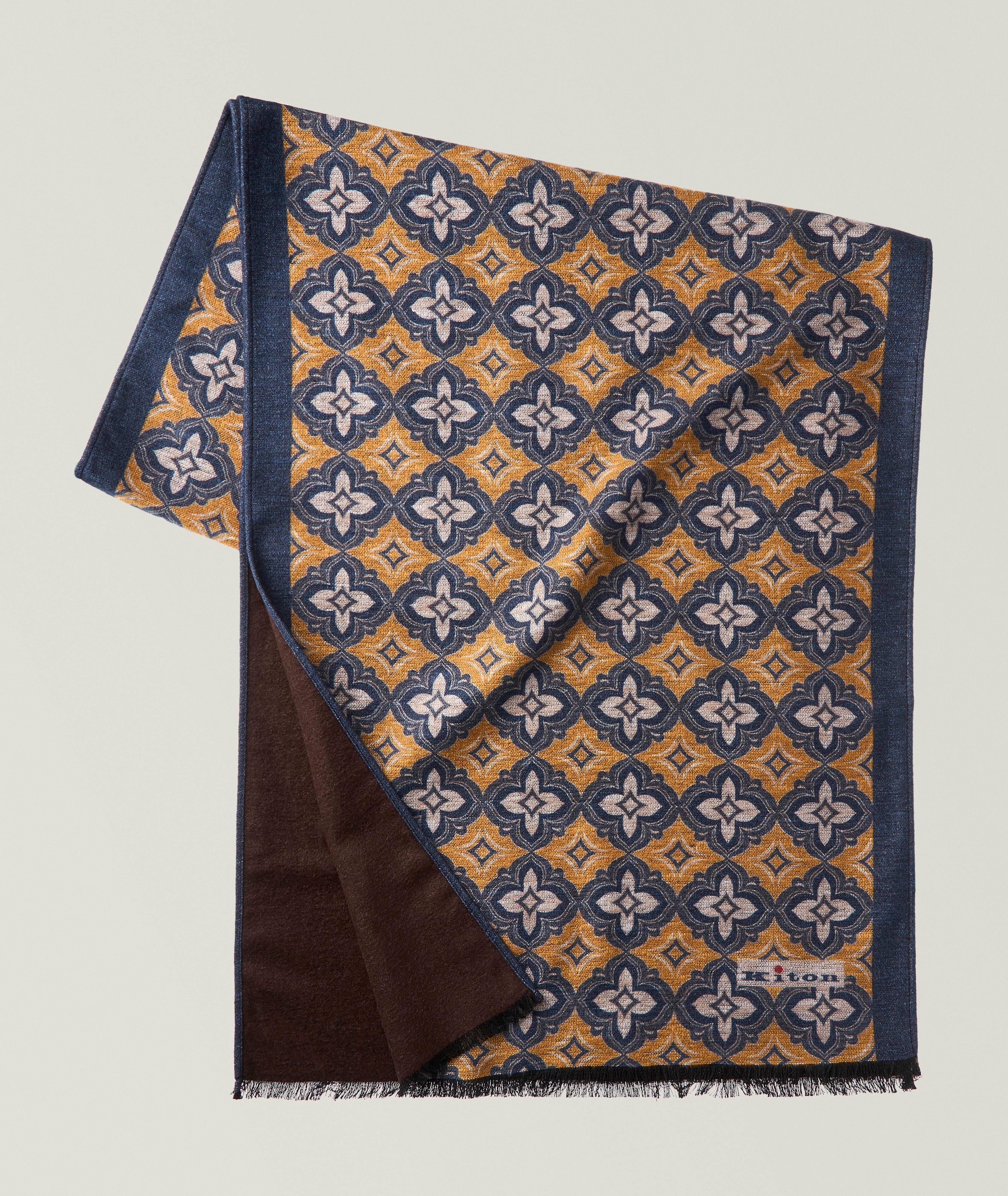 Medallion-Print Silk Scarf image 0