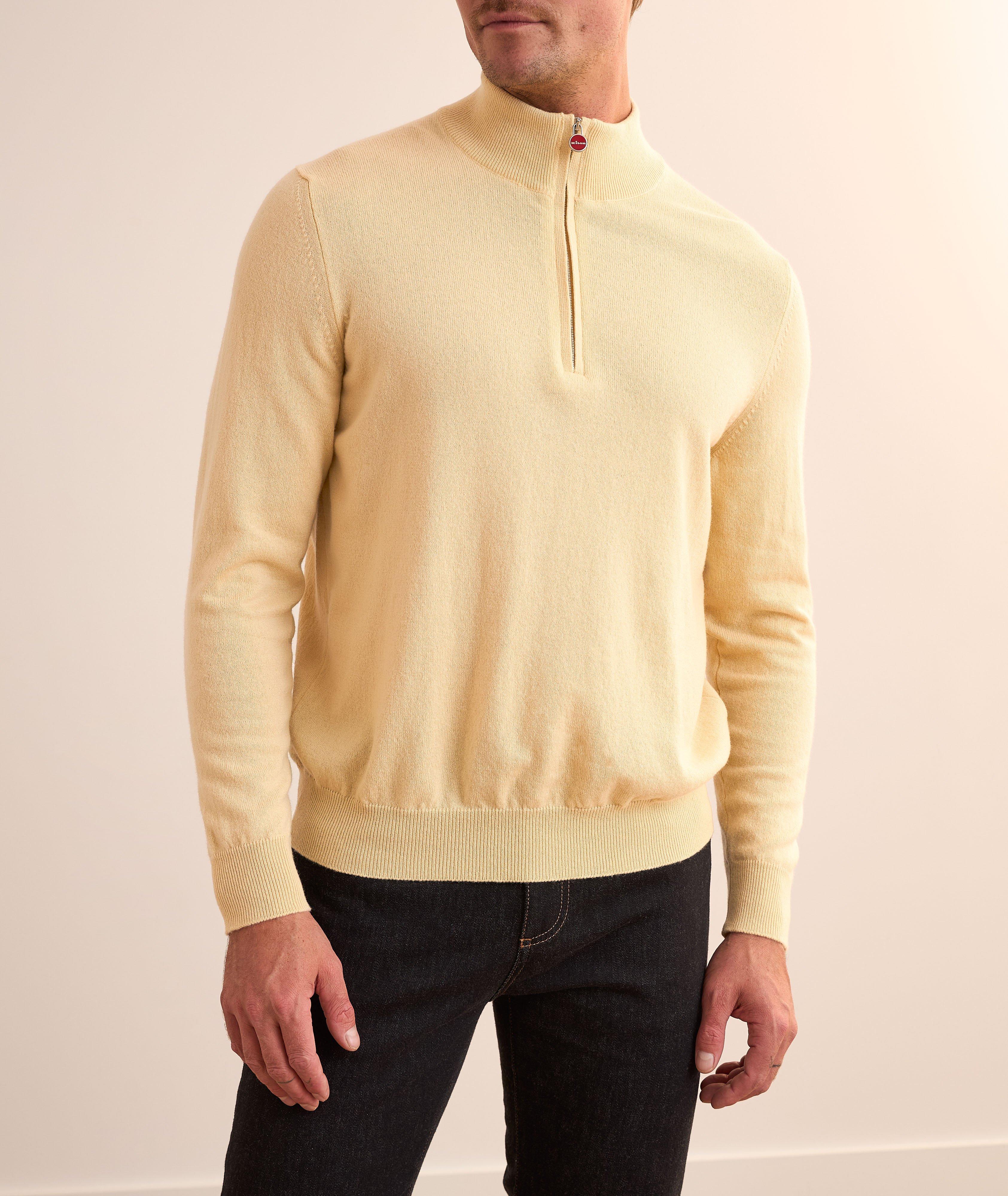 Pull à demi-glissière en cachemire image 1