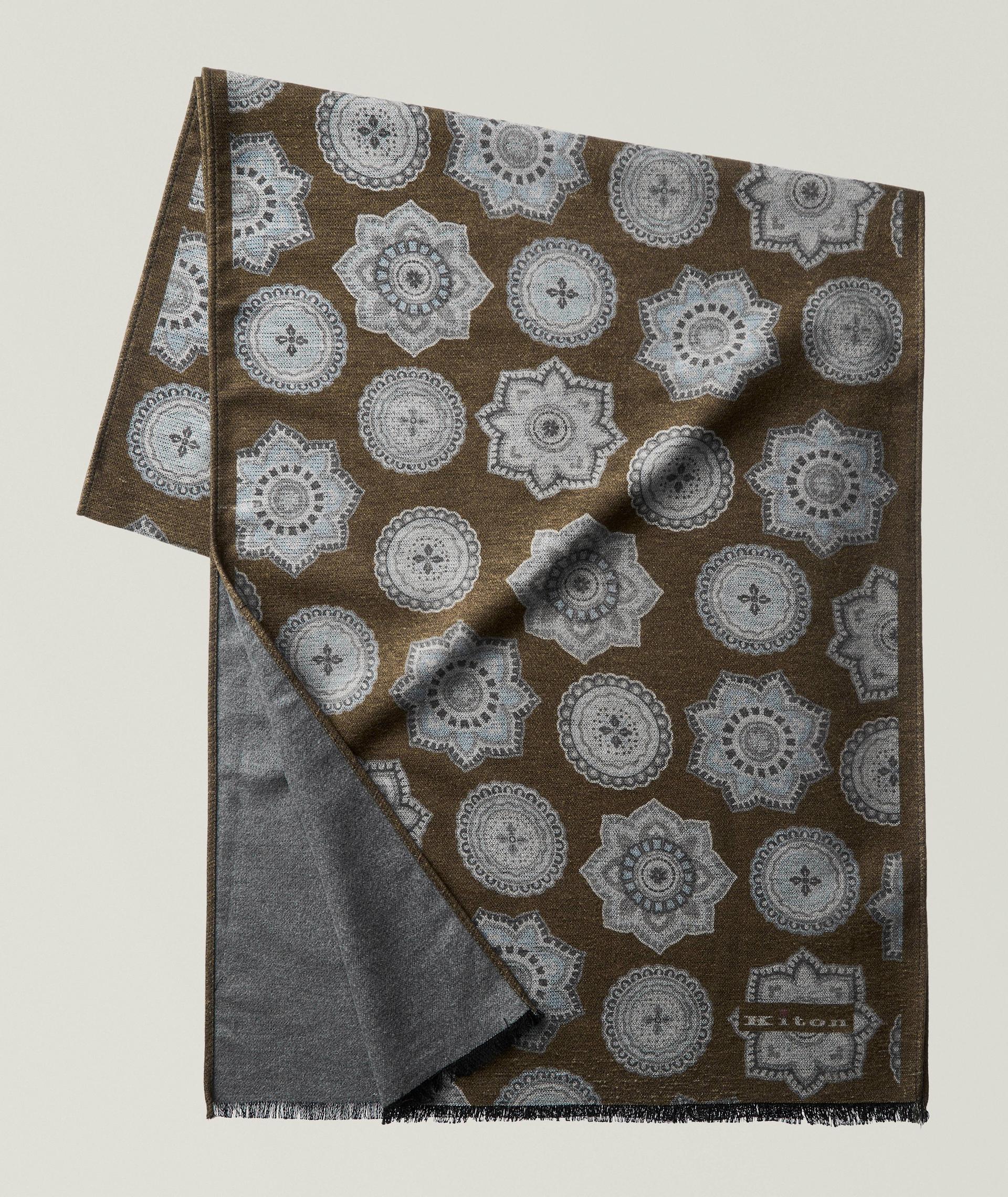 Medallion-Print Silk Scarf image 0