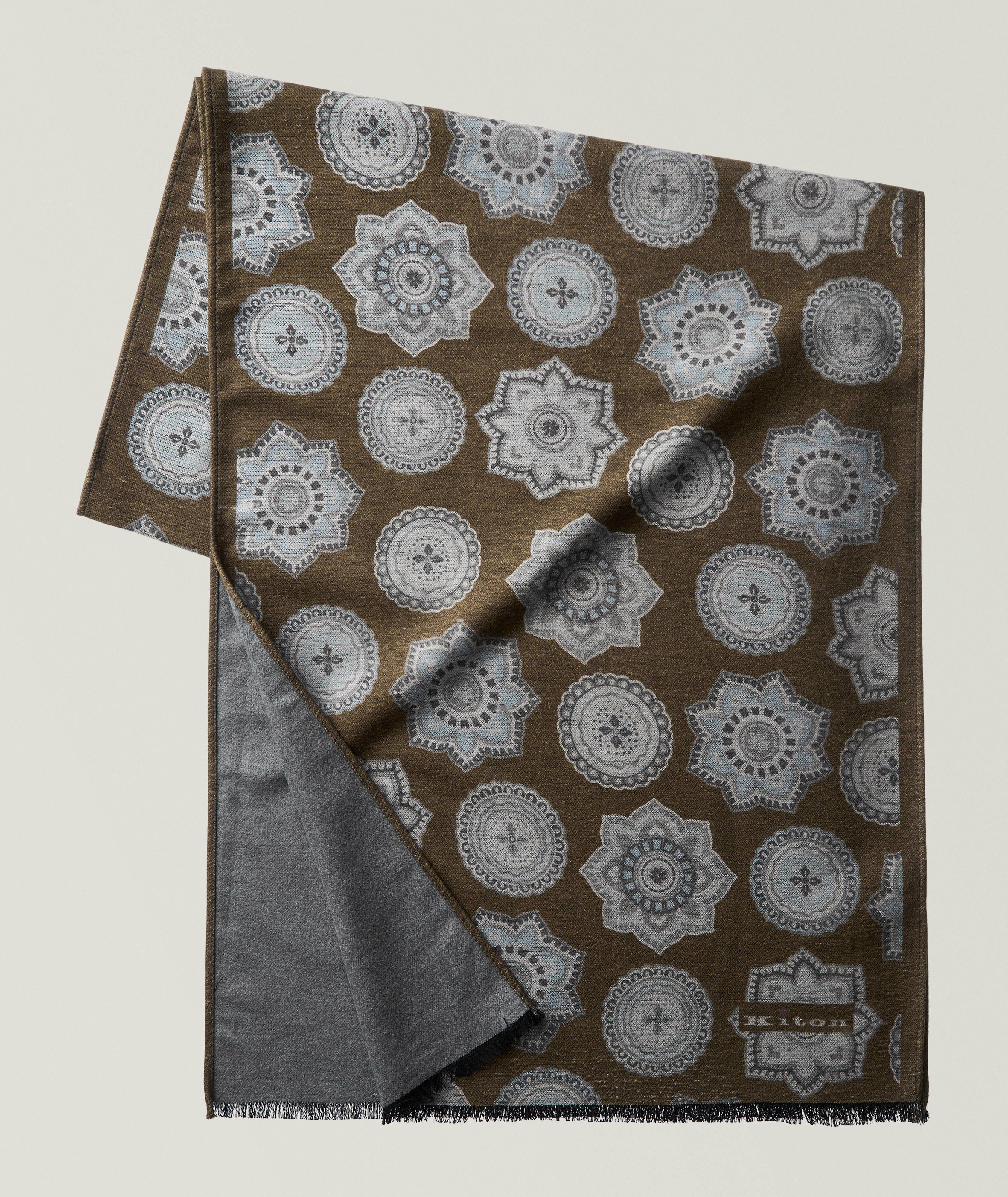 Medallion-Print Silk Scarf image 0