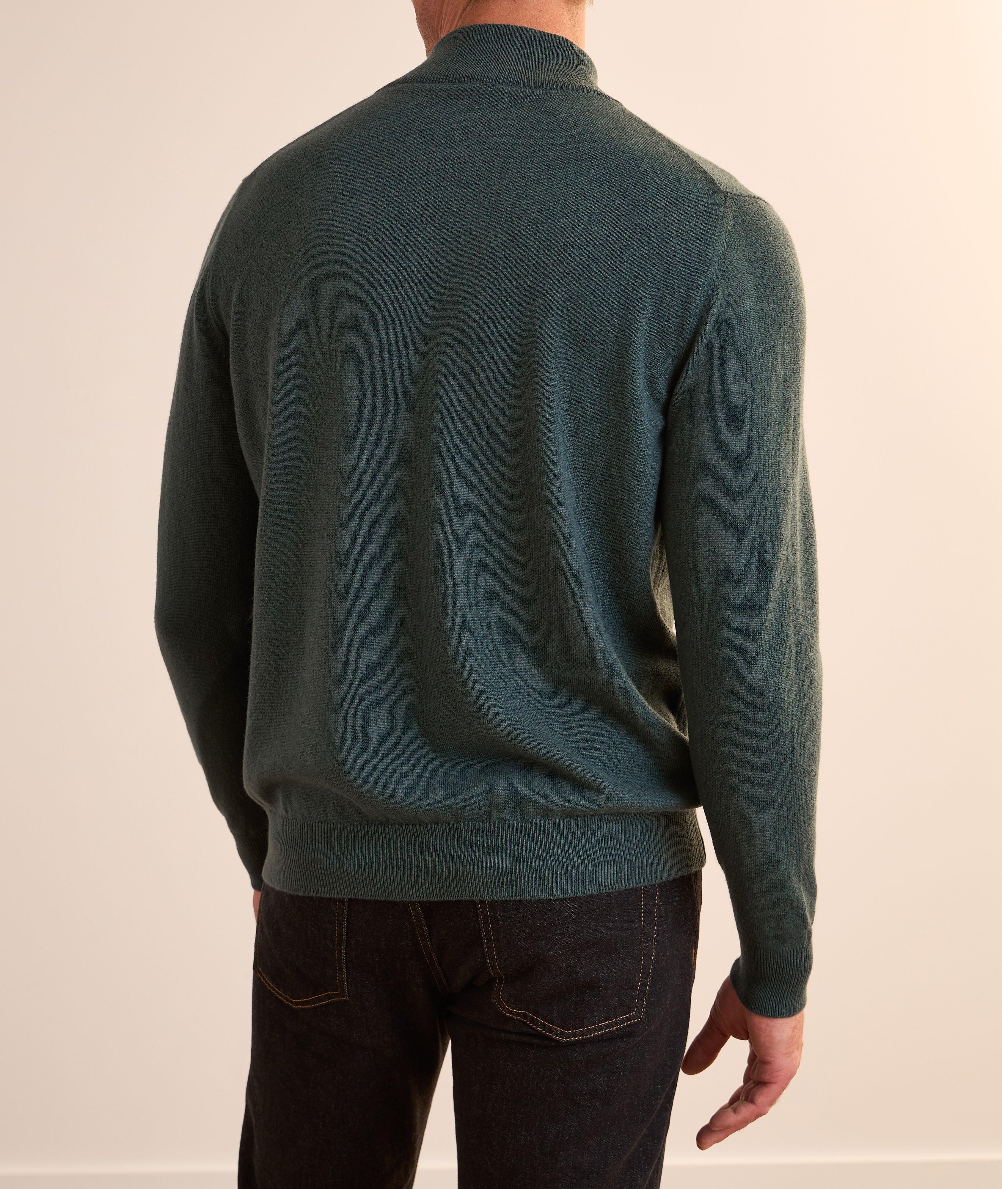 Pull à demi-glissière en cachemire image 2