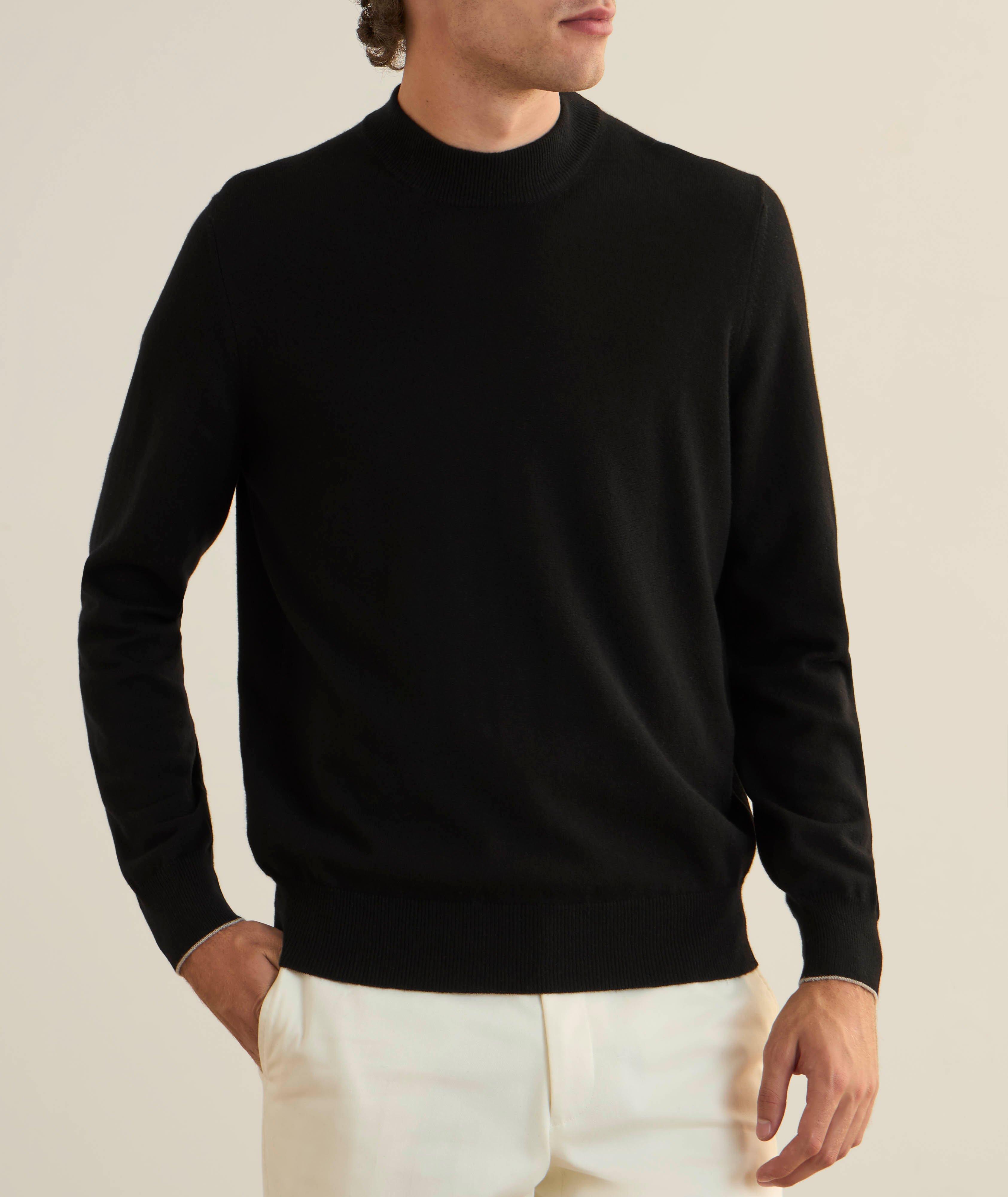 Cashmere Mock Neck Sweater image 1