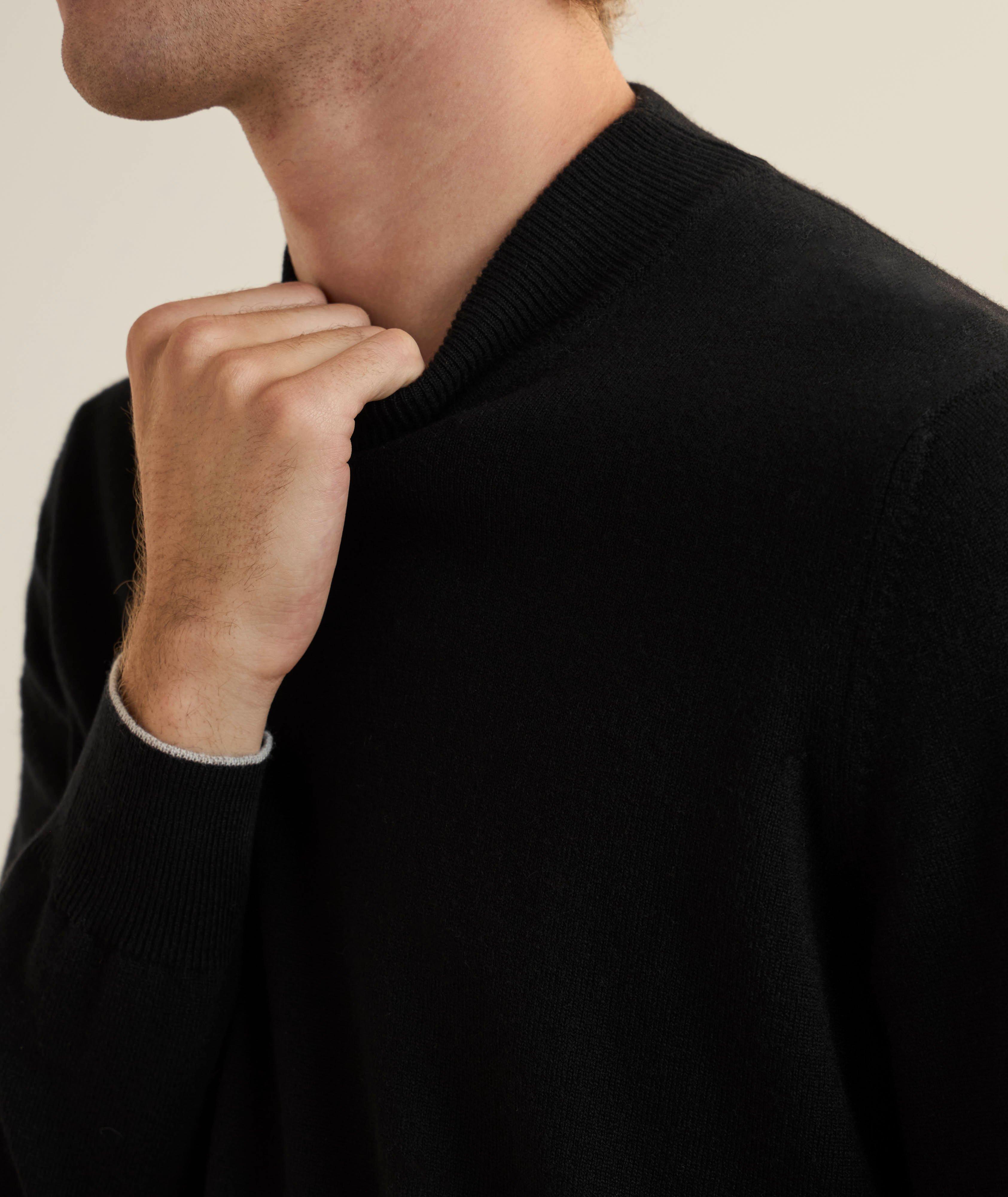 Cashmere Mock Neck Sweater image 3