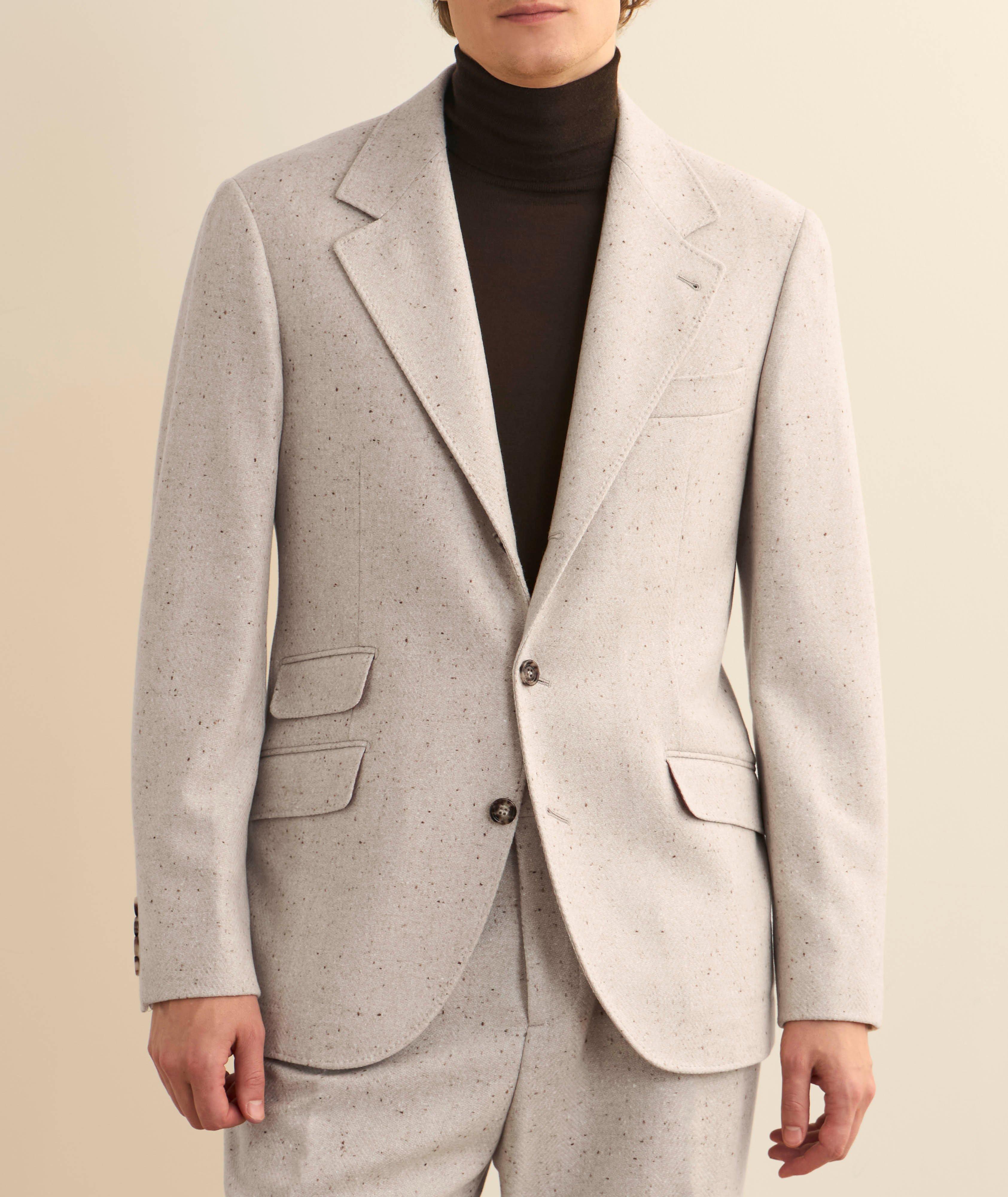 Mélange Wool-Cashmere Suit Jacket  image 1