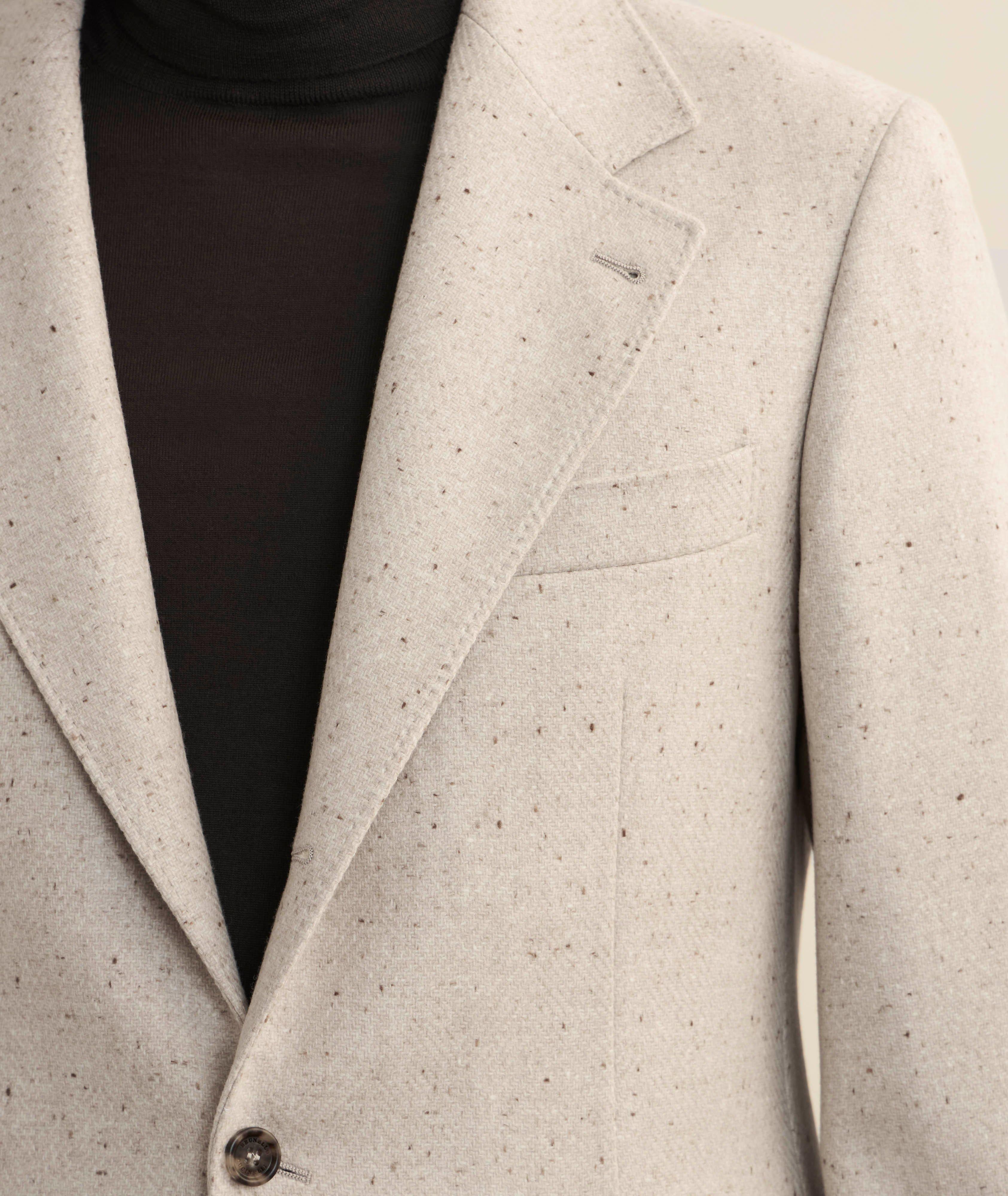 Mélange Wool-Cashmere Suit Jacket  image 3