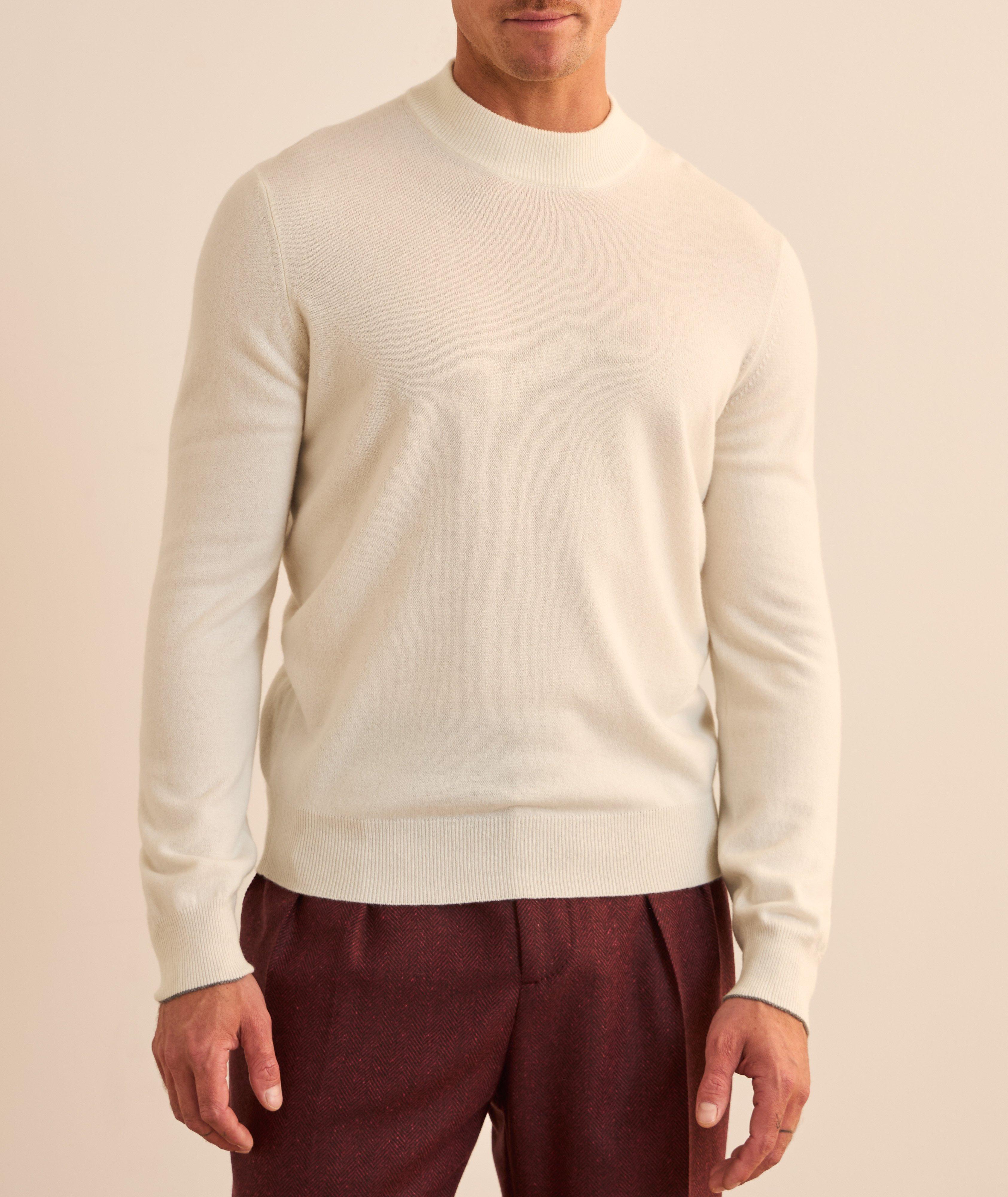 Pull à col montant en cachemire image 1