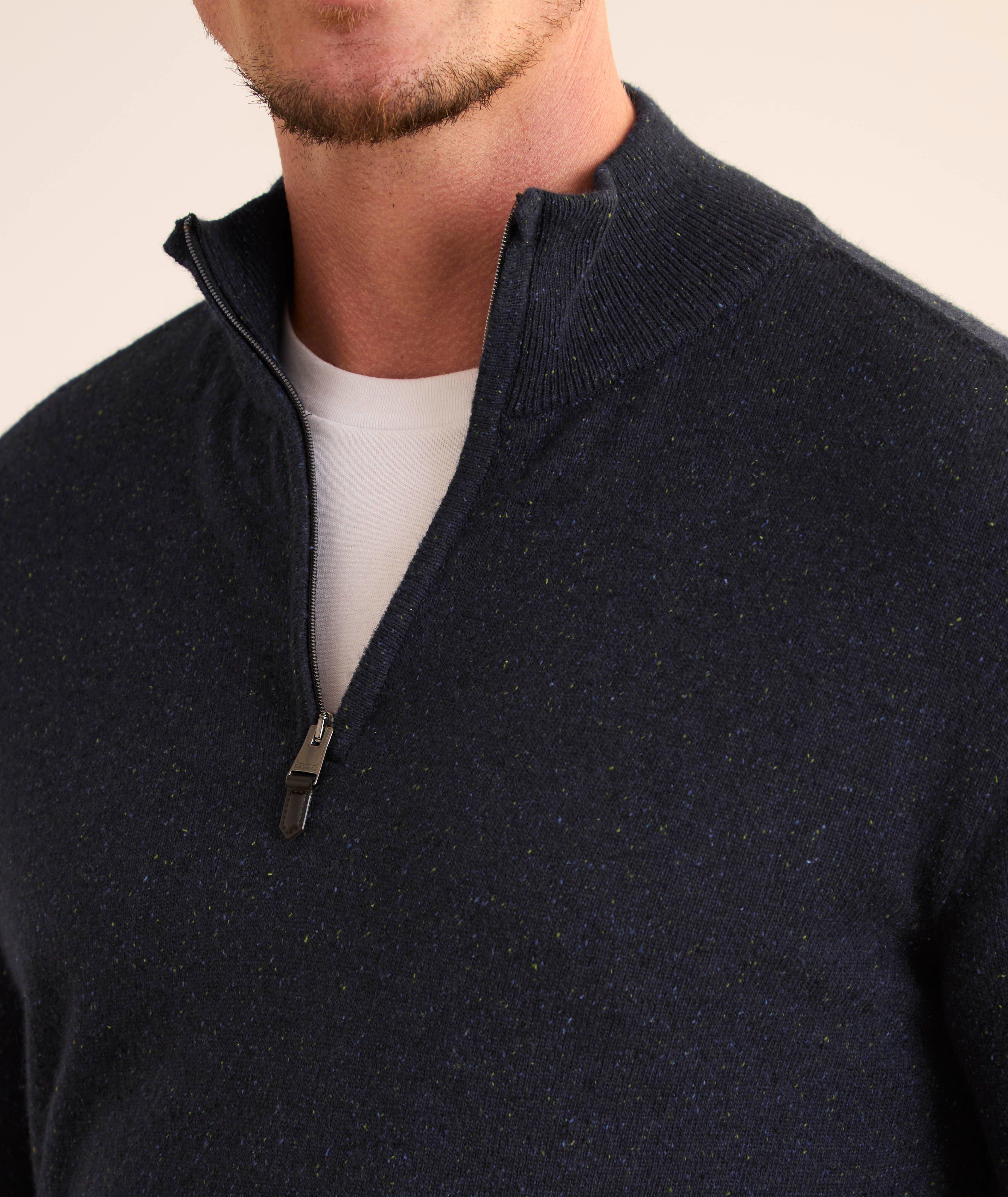 Pull en lainage à demi-glissière image 3