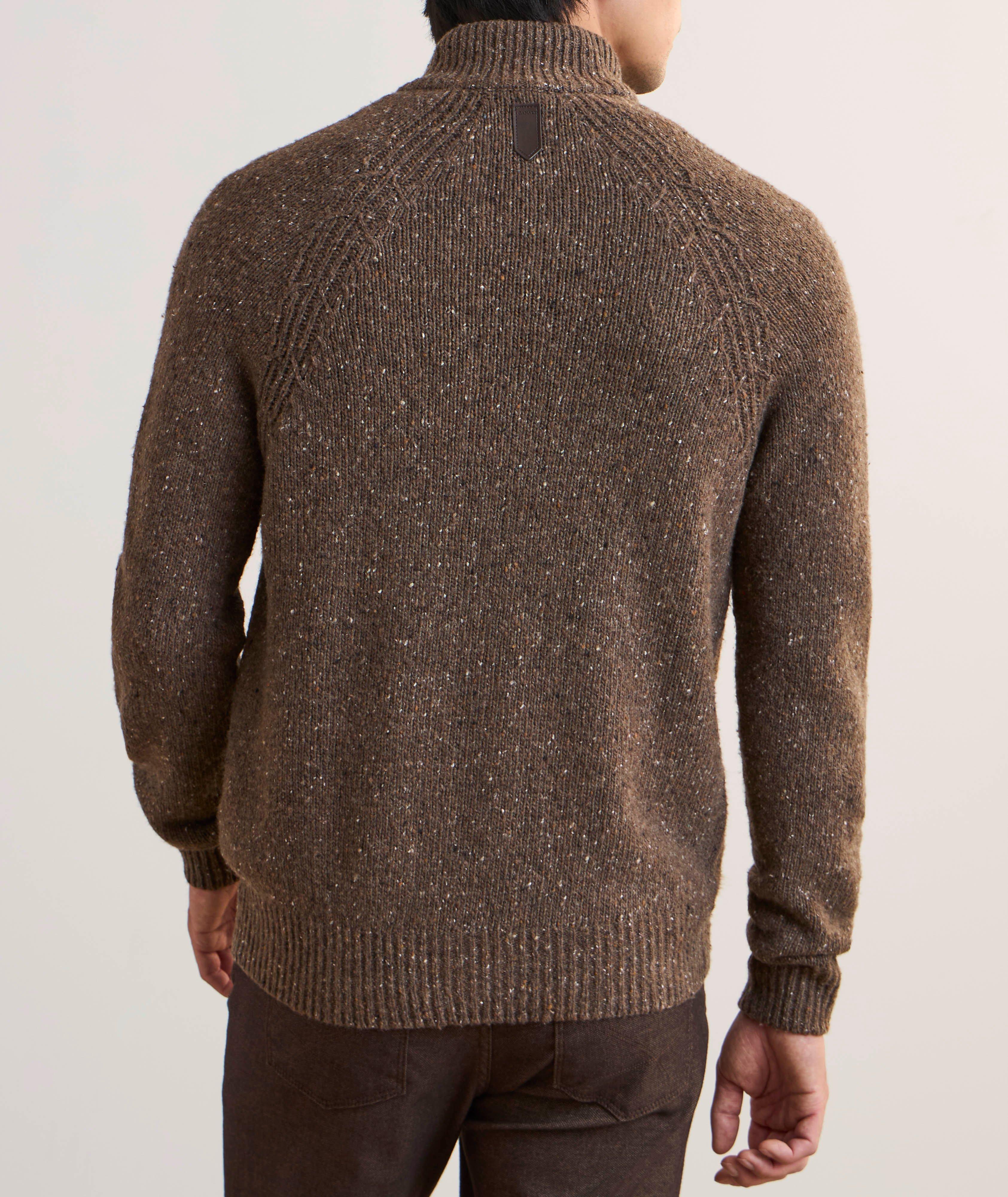 Wool-Blend Full-Zip Sweater image 2
