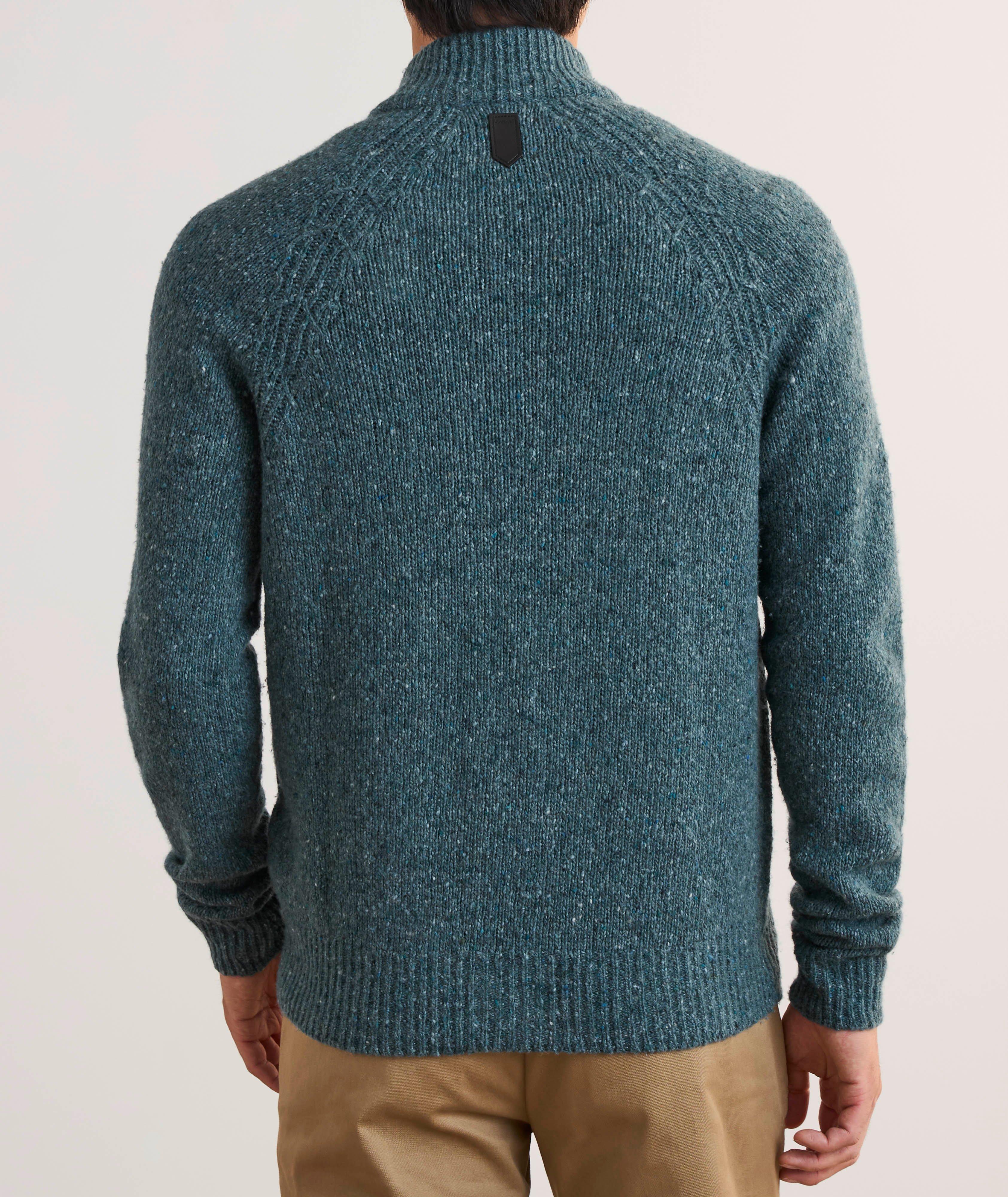 Wool-Blend Full-Zip Sweater image 2