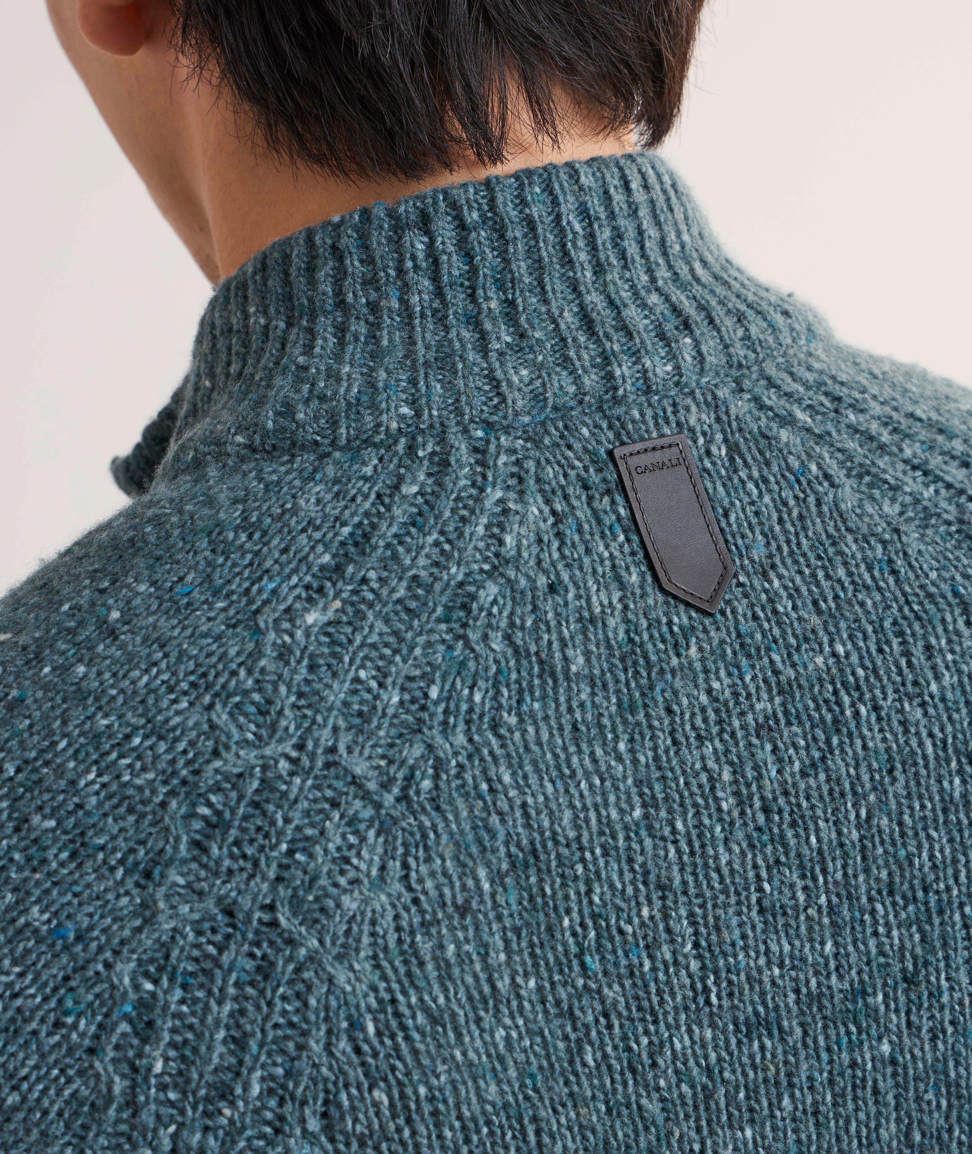 Wool-Blend Full-Zip Sweater image 4