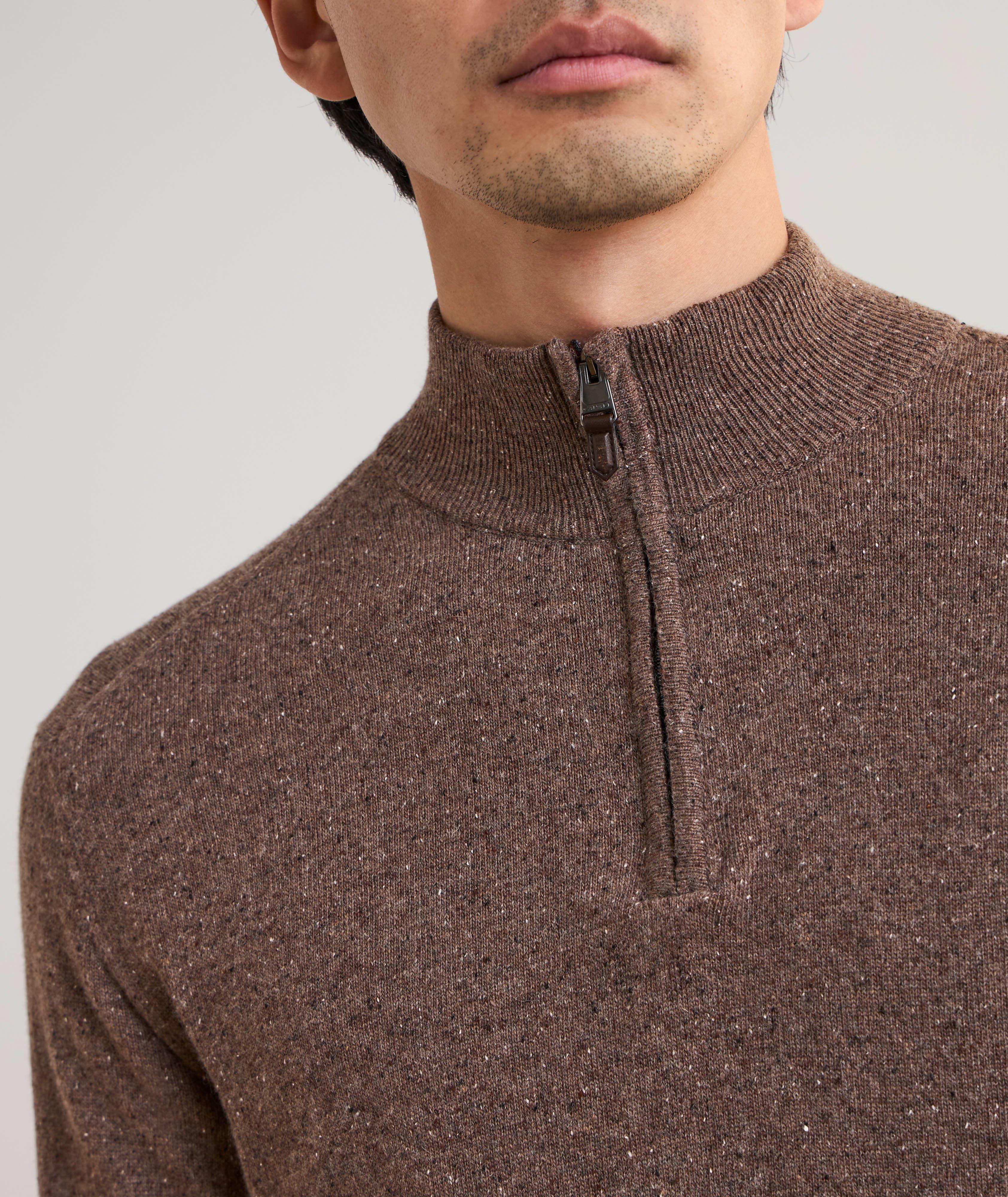 Pull en lainage à demi-glissière image 3