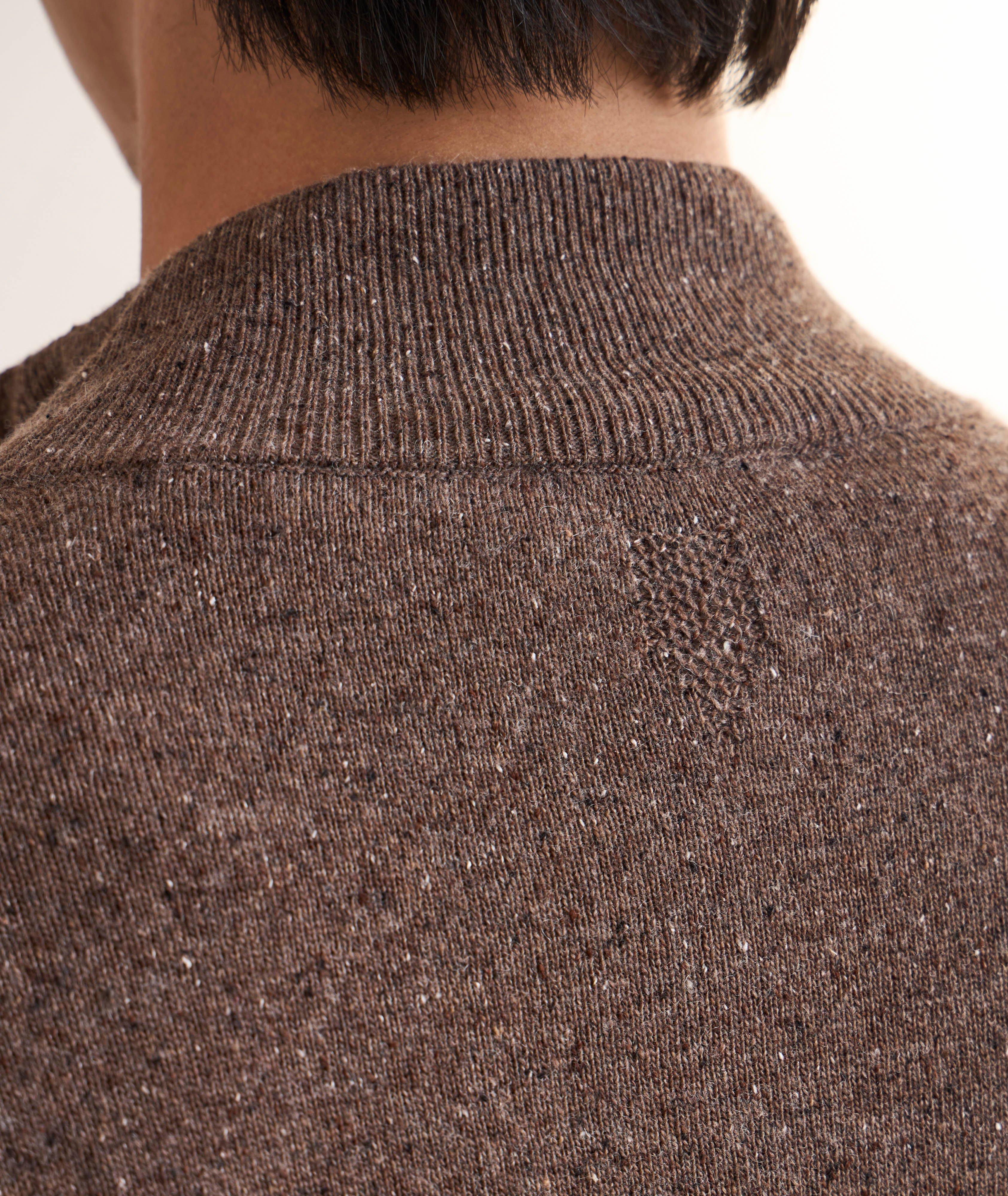 Pull en lainage à demi-glissière image 4