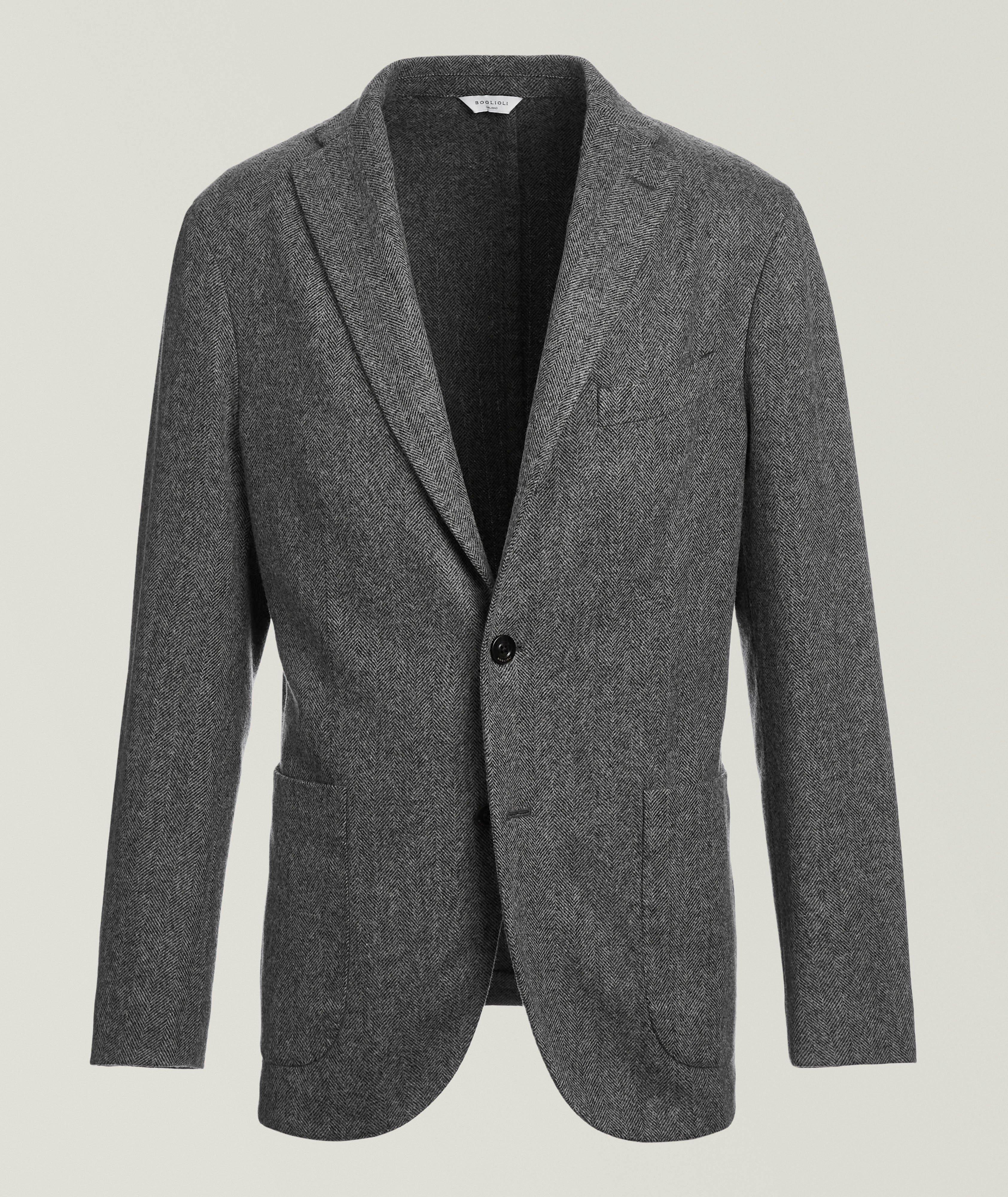Herringbone Garment Dyed Sport Jacket image 0