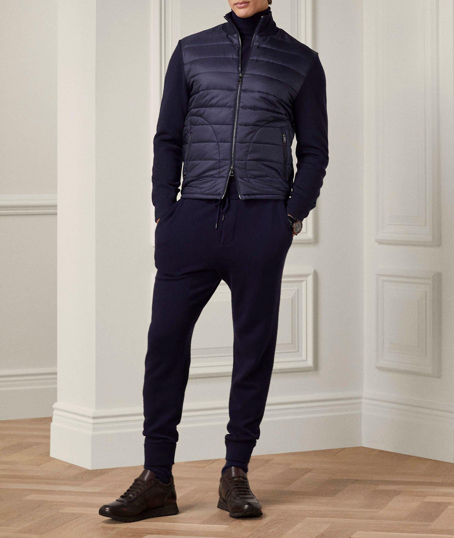 Blouson-pull surpiqué en laine image 3