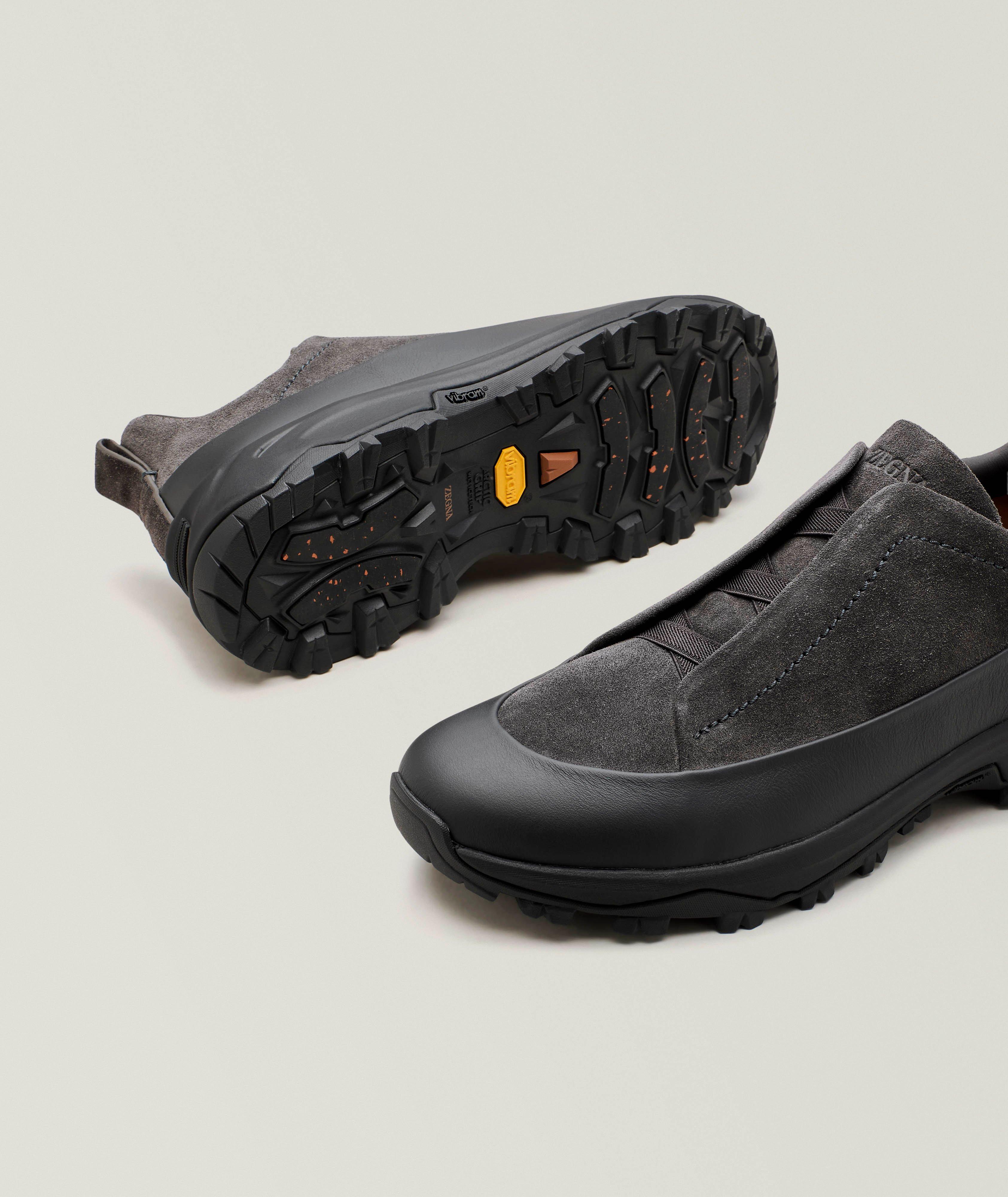 Monte Triple Stitch Leather & Suede Sneakers image 3