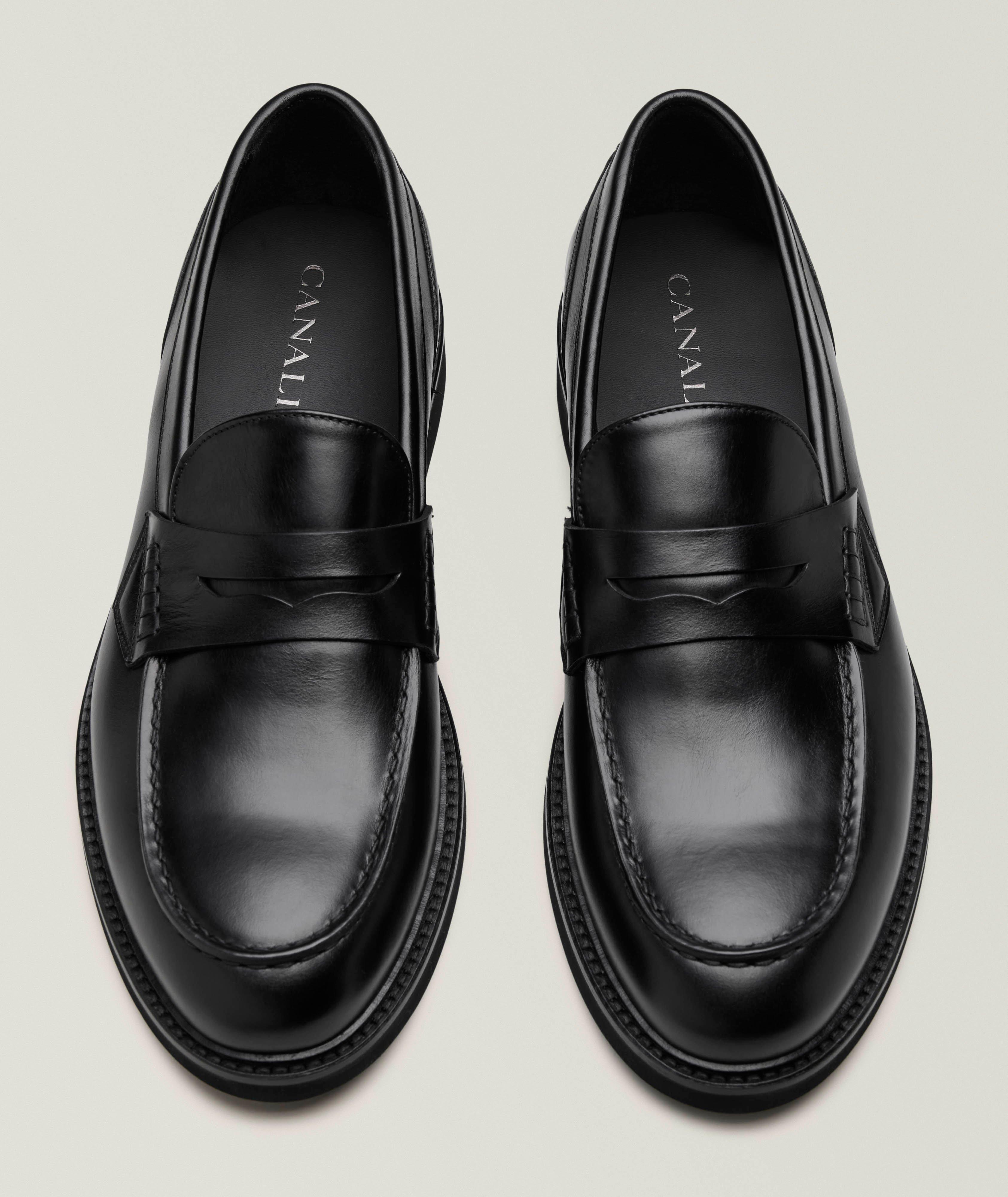 Leather Penny Loafers image 1