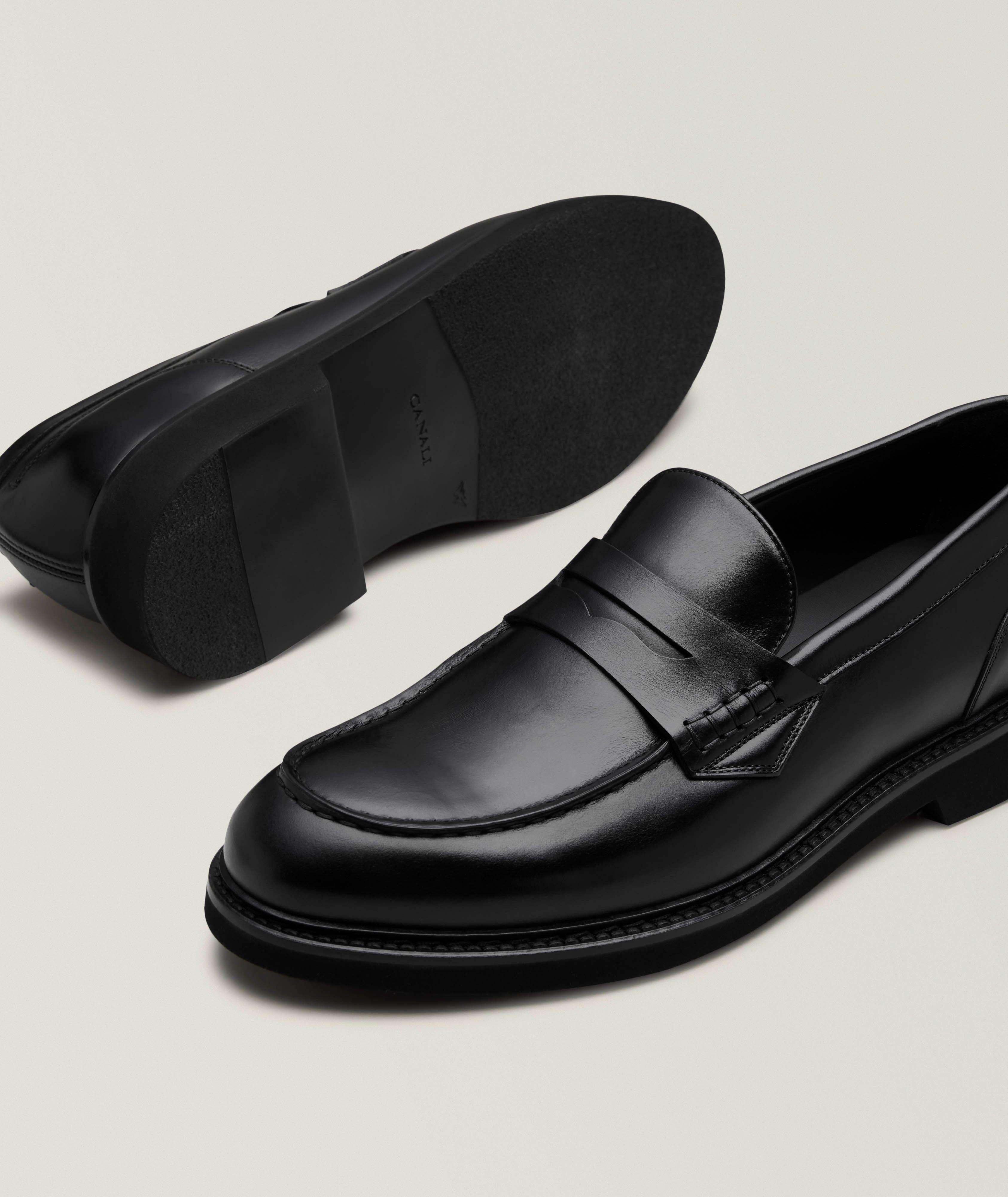 Leather Penny Loafers image 2