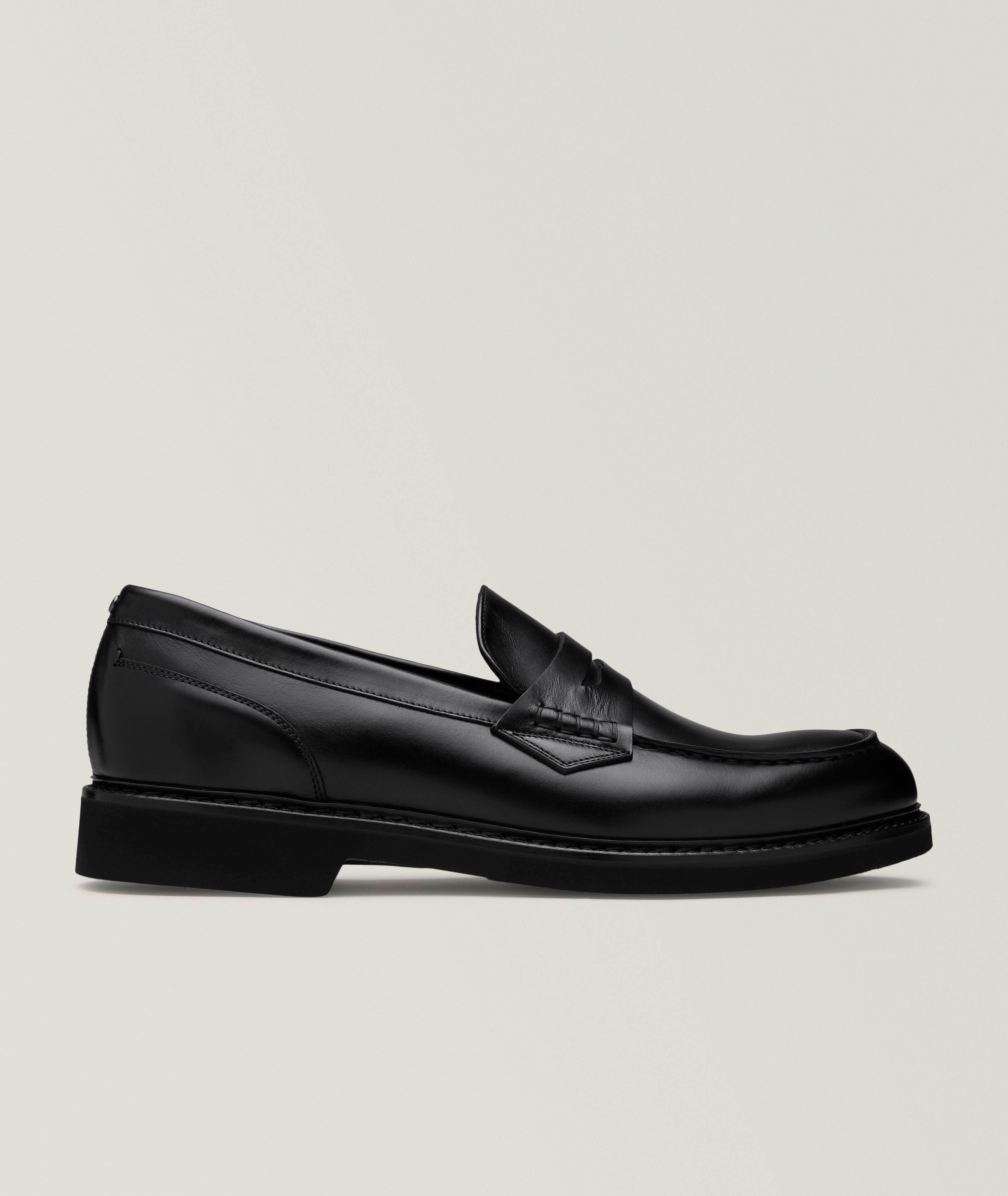 Leather Penny Loafers image 0