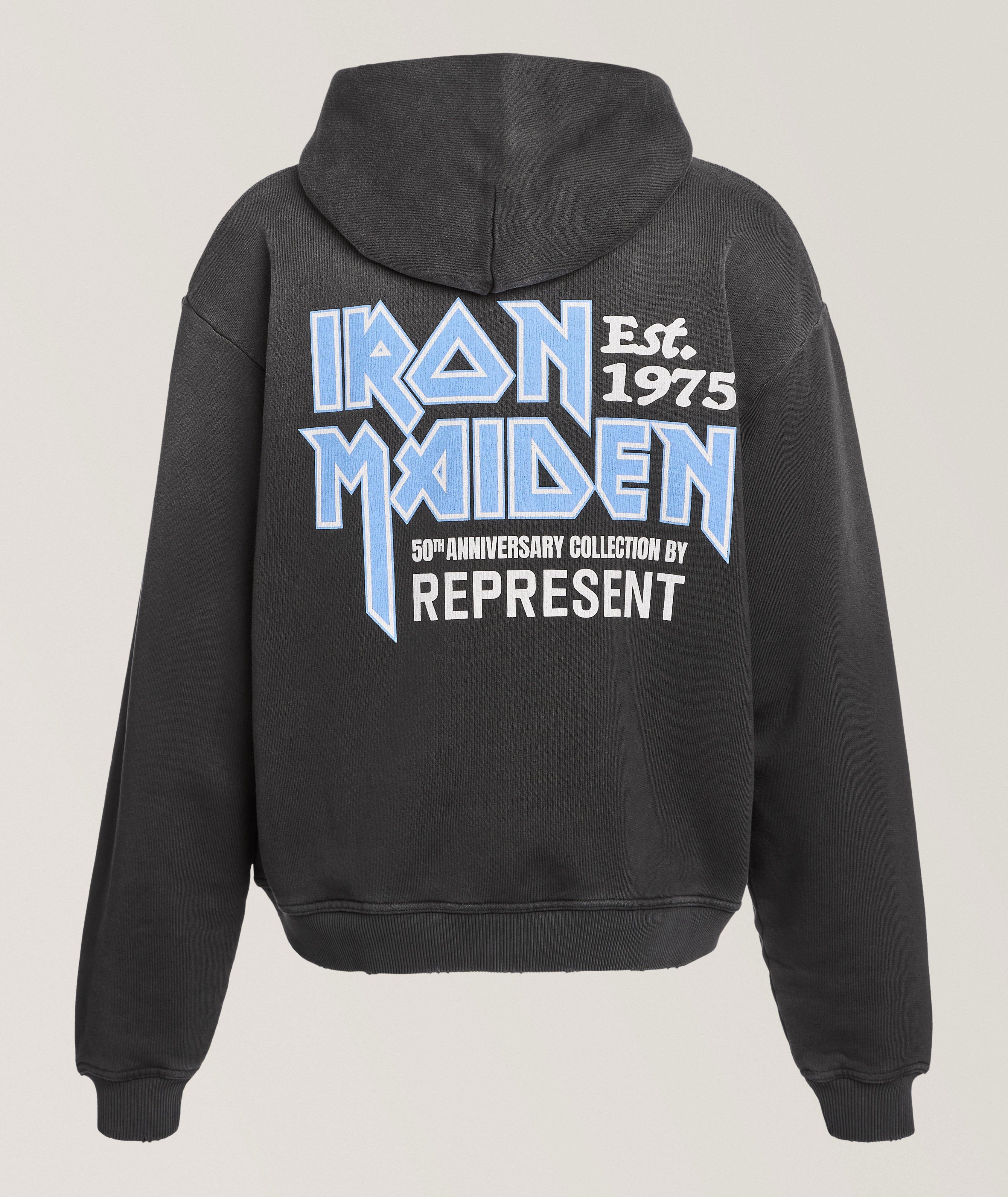 X Iron Maiden Anniversary Full-Zip Hooded Sweatshirt    image 1