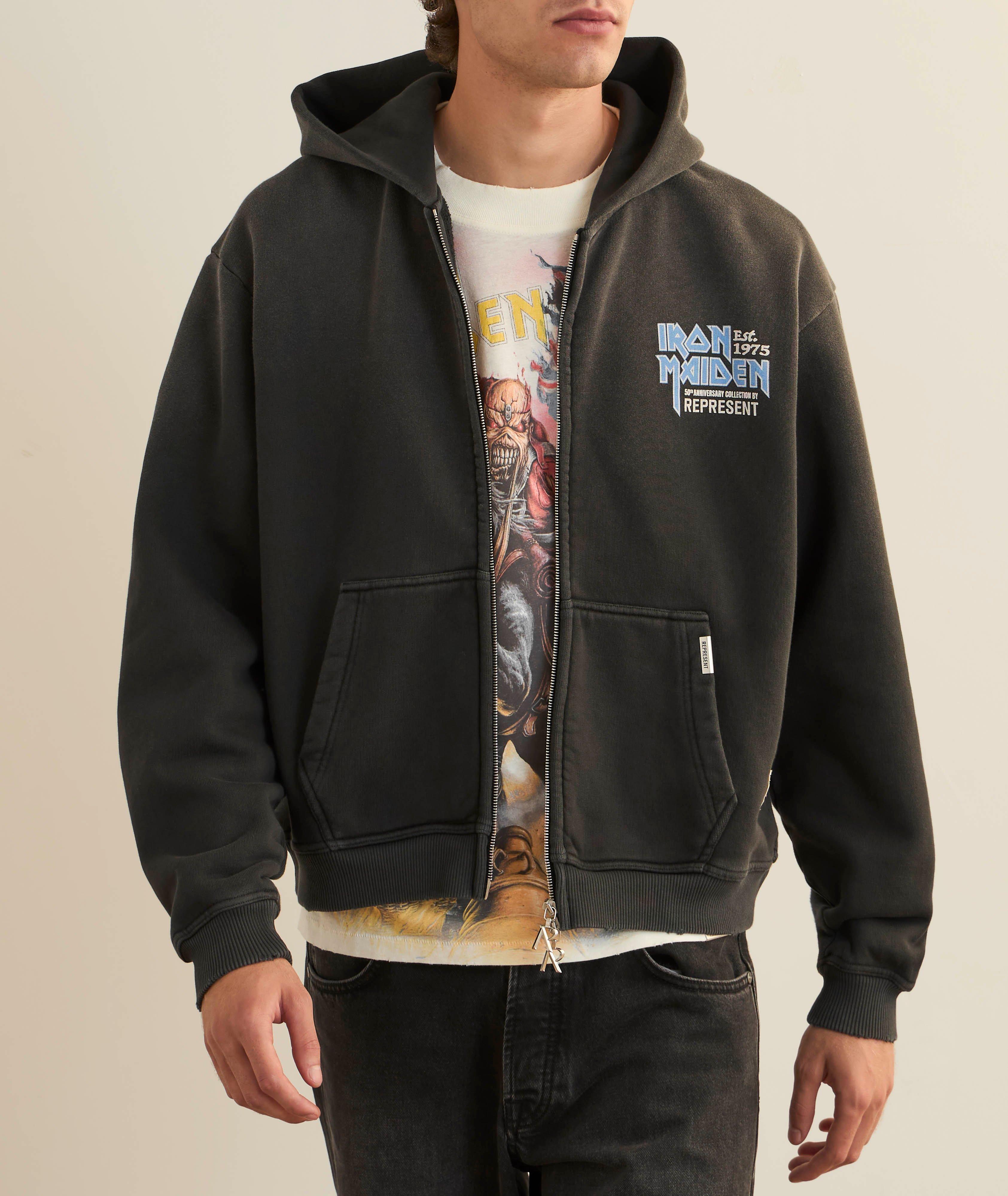 X Iron Maiden Anniversary Full-Zip Hooded Sweatshirt    image 2