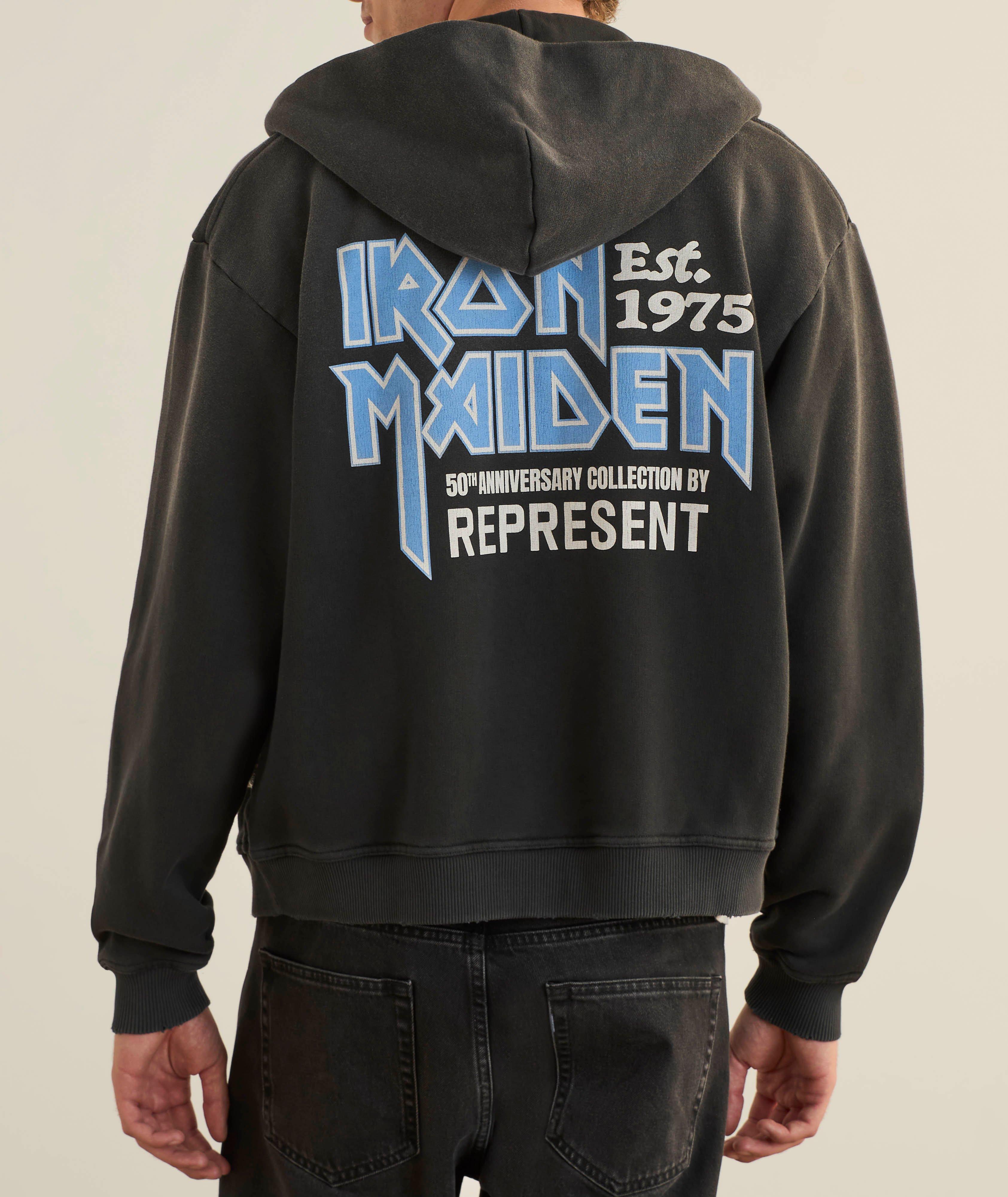 X Iron Maiden Anniversary Full-Zip Hooded Sweatshirt    image 3