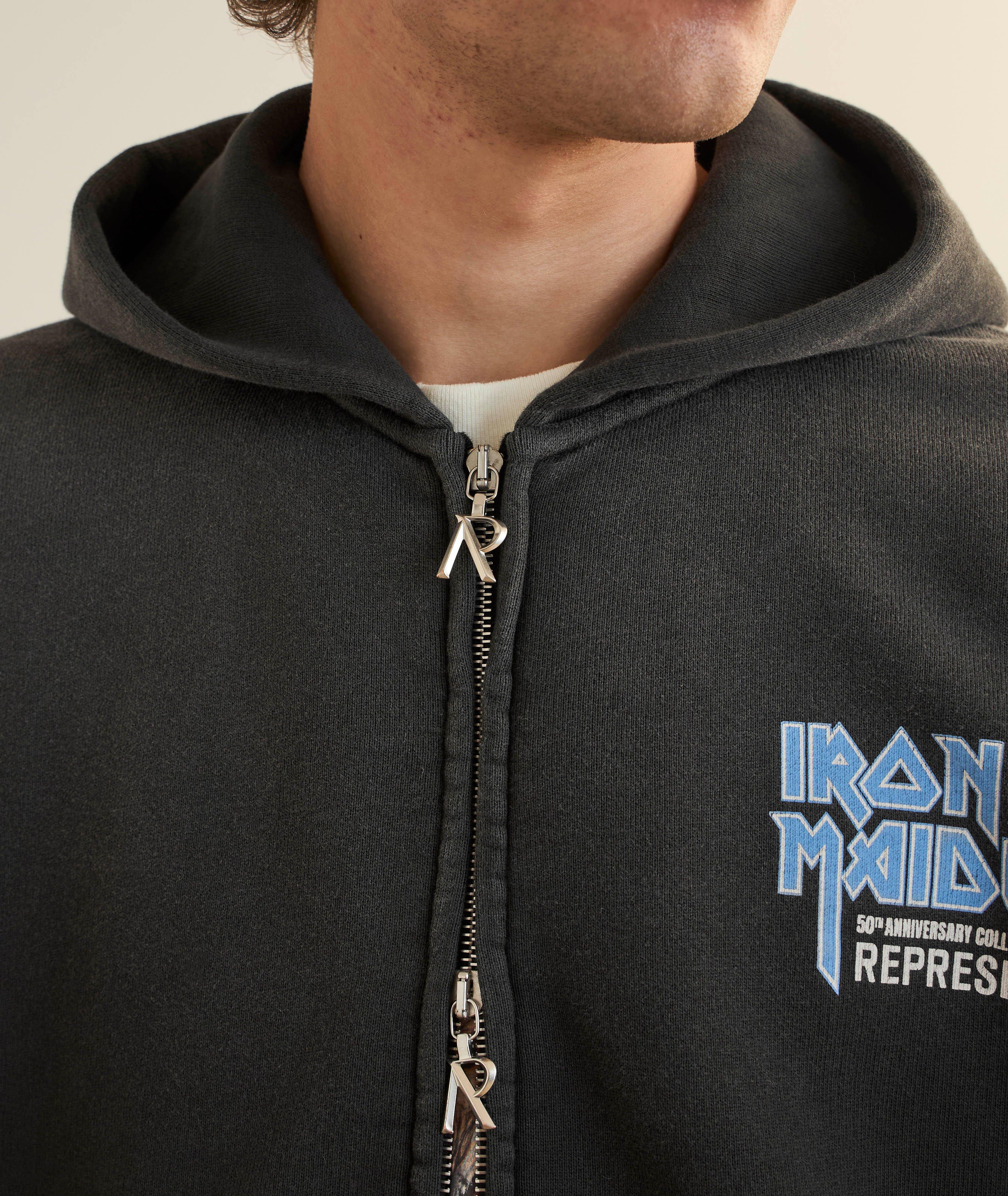 X Iron Maiden Anniversary Full-Zip Hooded Sweatshirt    image 4