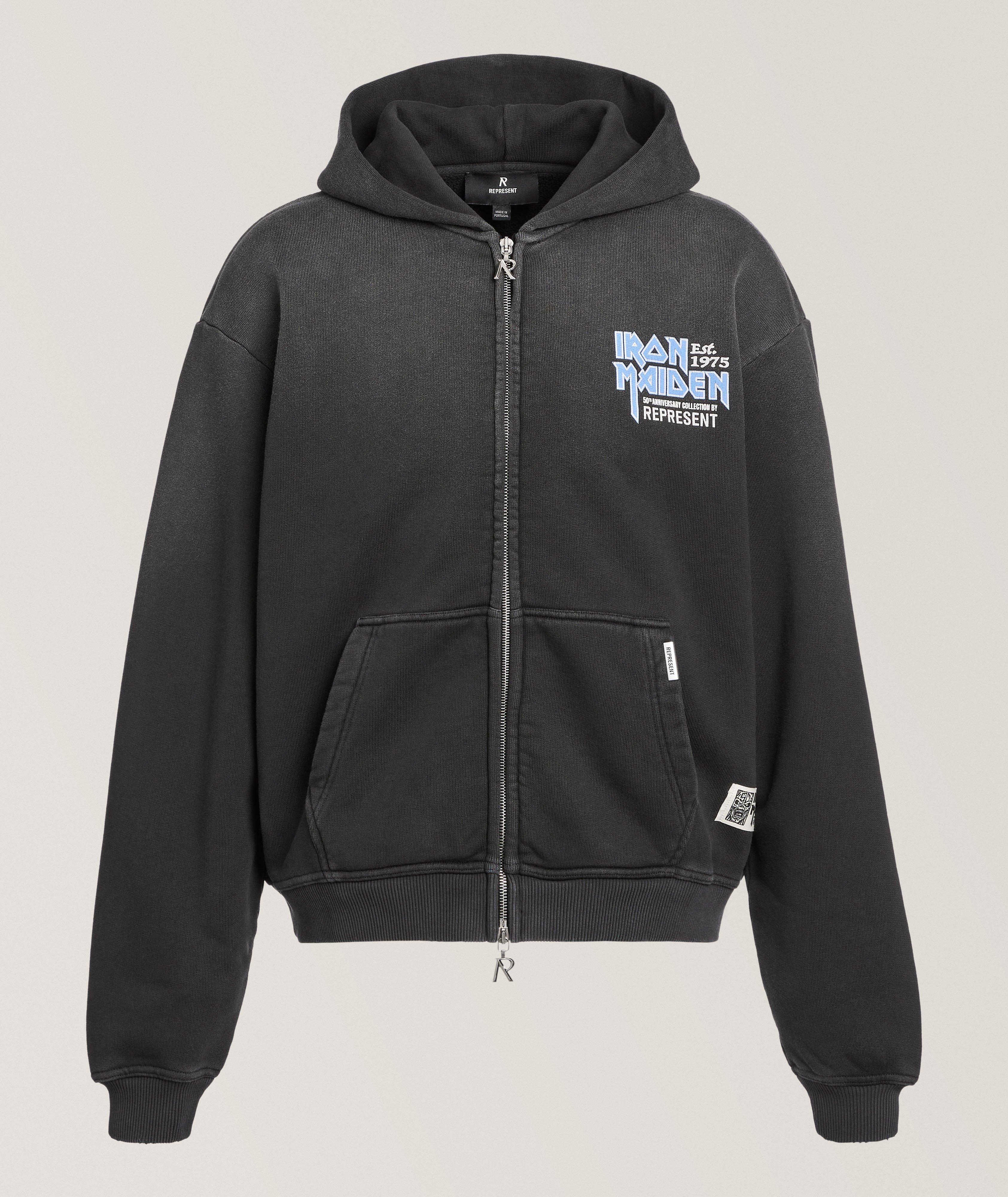 X Iron Maiden Anniversary Full-Zip Hooded Sweatshirt    image 0