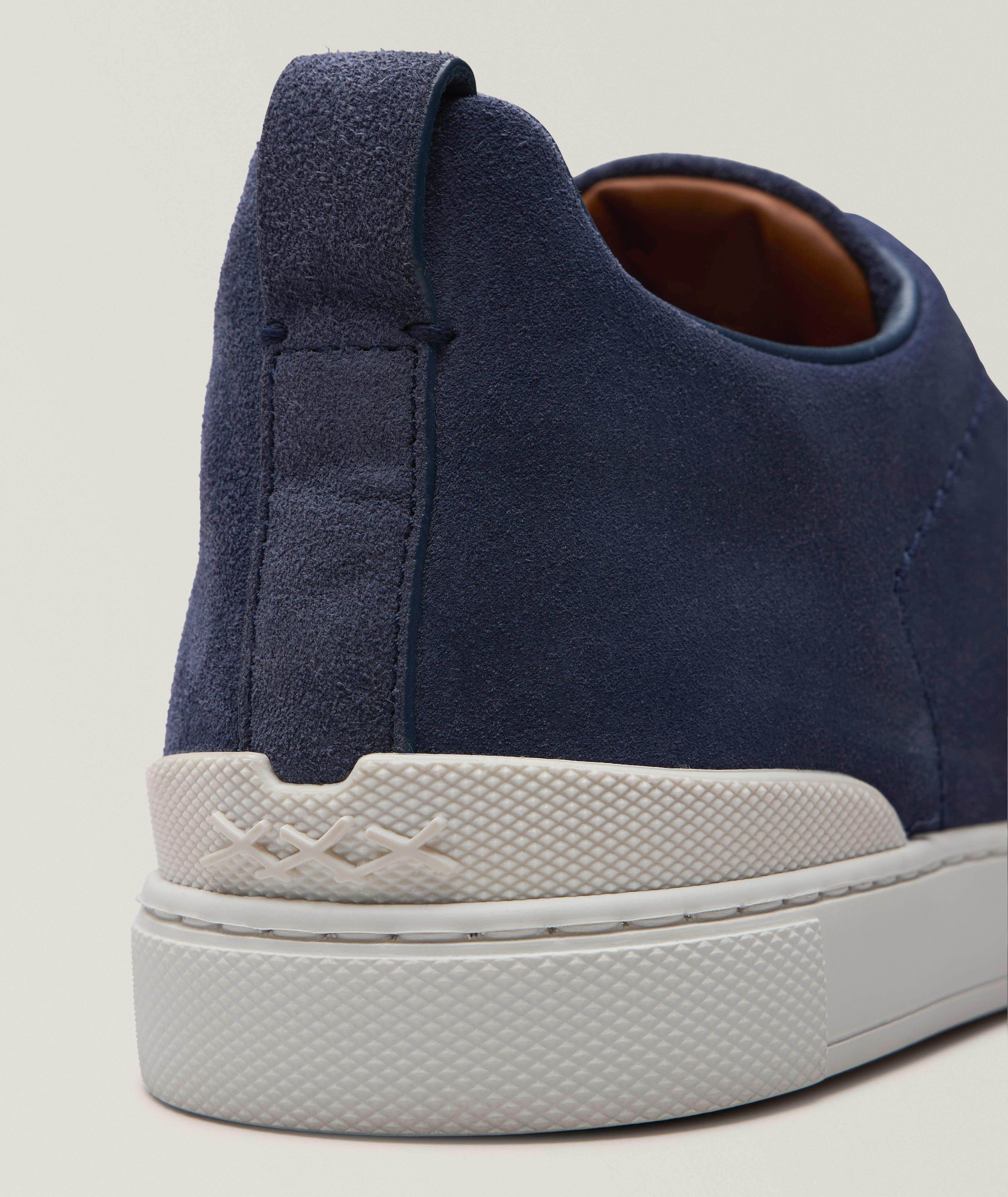 Triple Stitch Suede Sneakers image 4