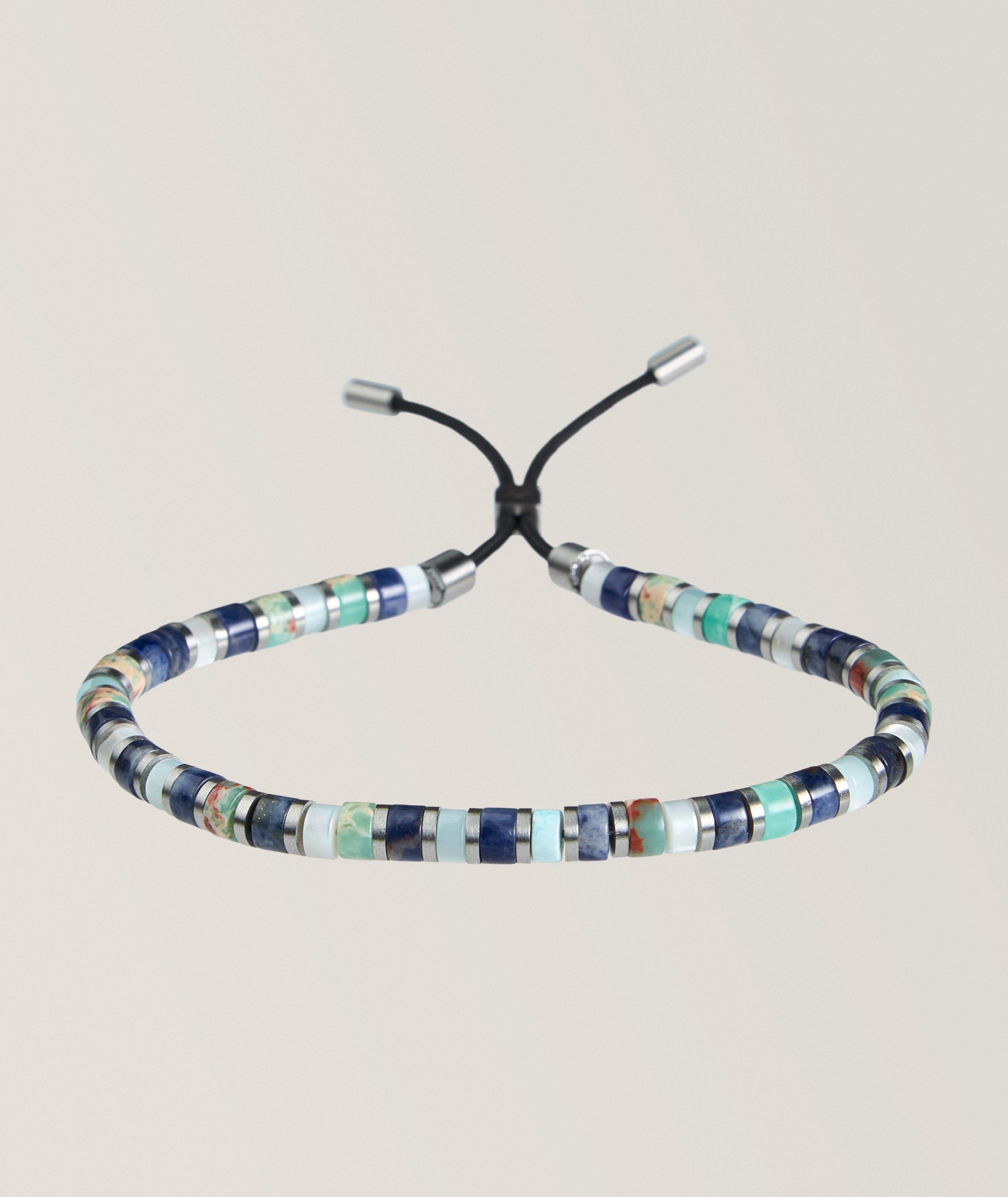 Brontide 4mm Adjustable Beaded Bracelet image 0