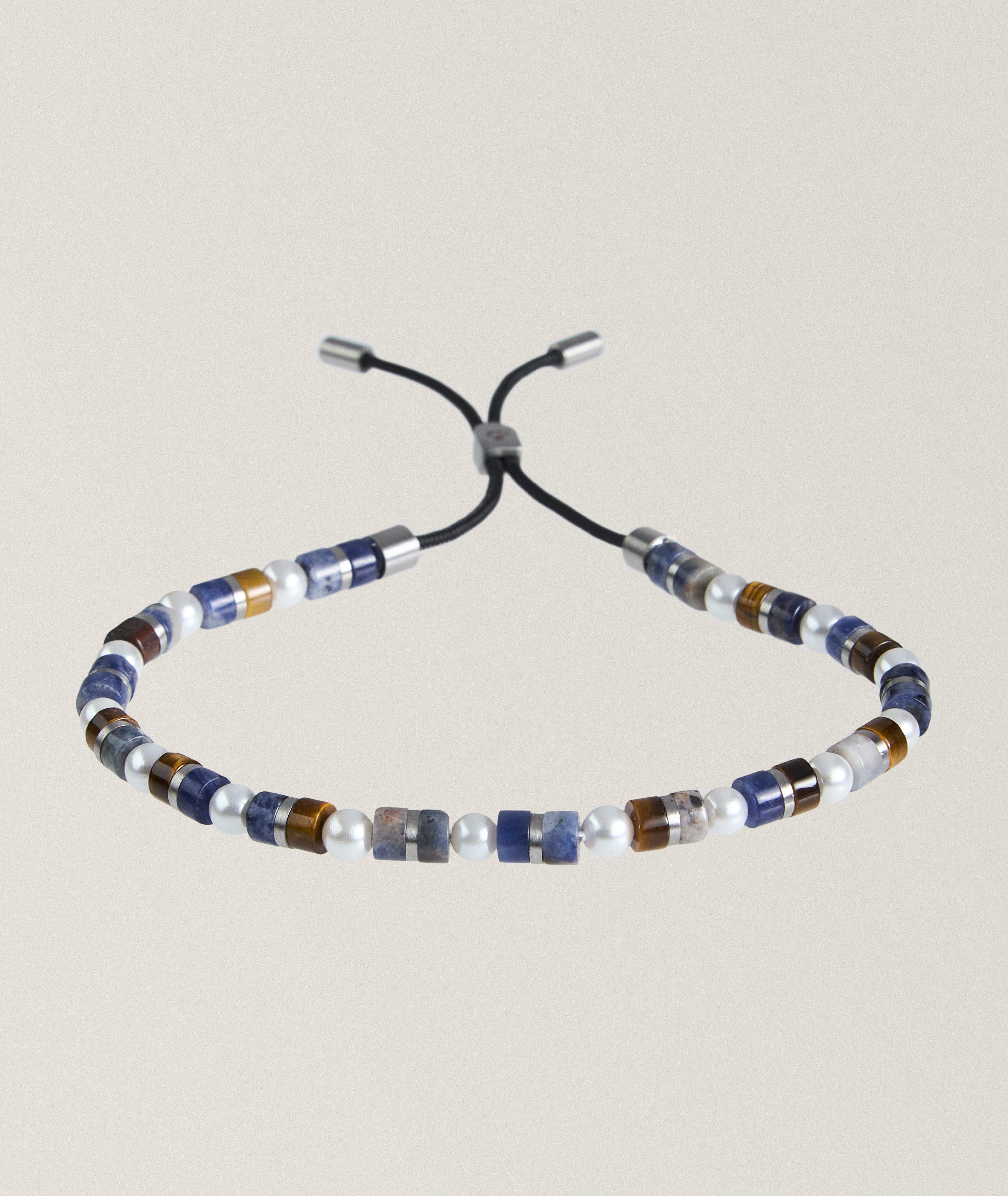 Brontide 4mm Adjustable Beaded Bracelet image 0