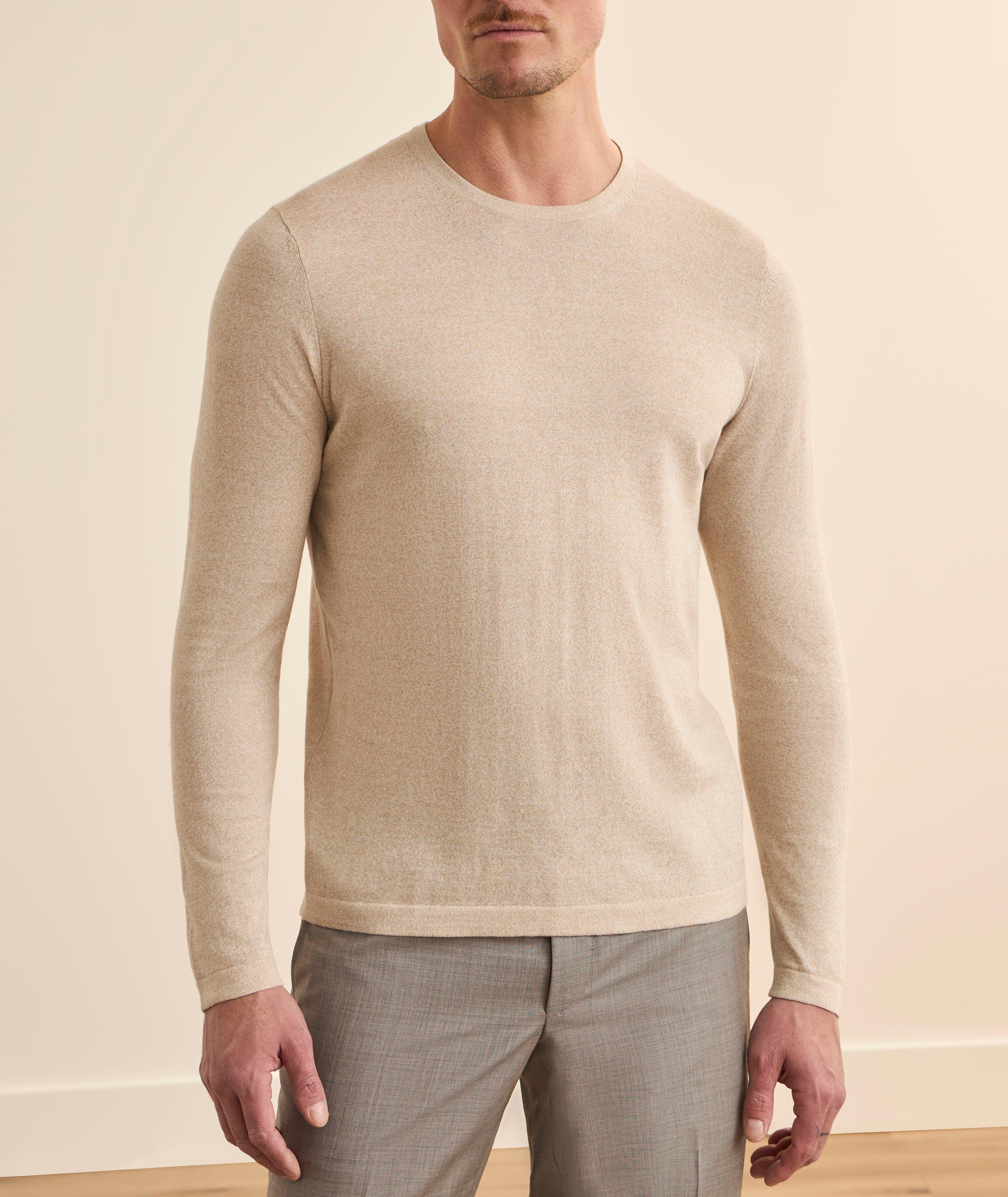 Cotton, Cupro & Merino Wool Sweater image 1